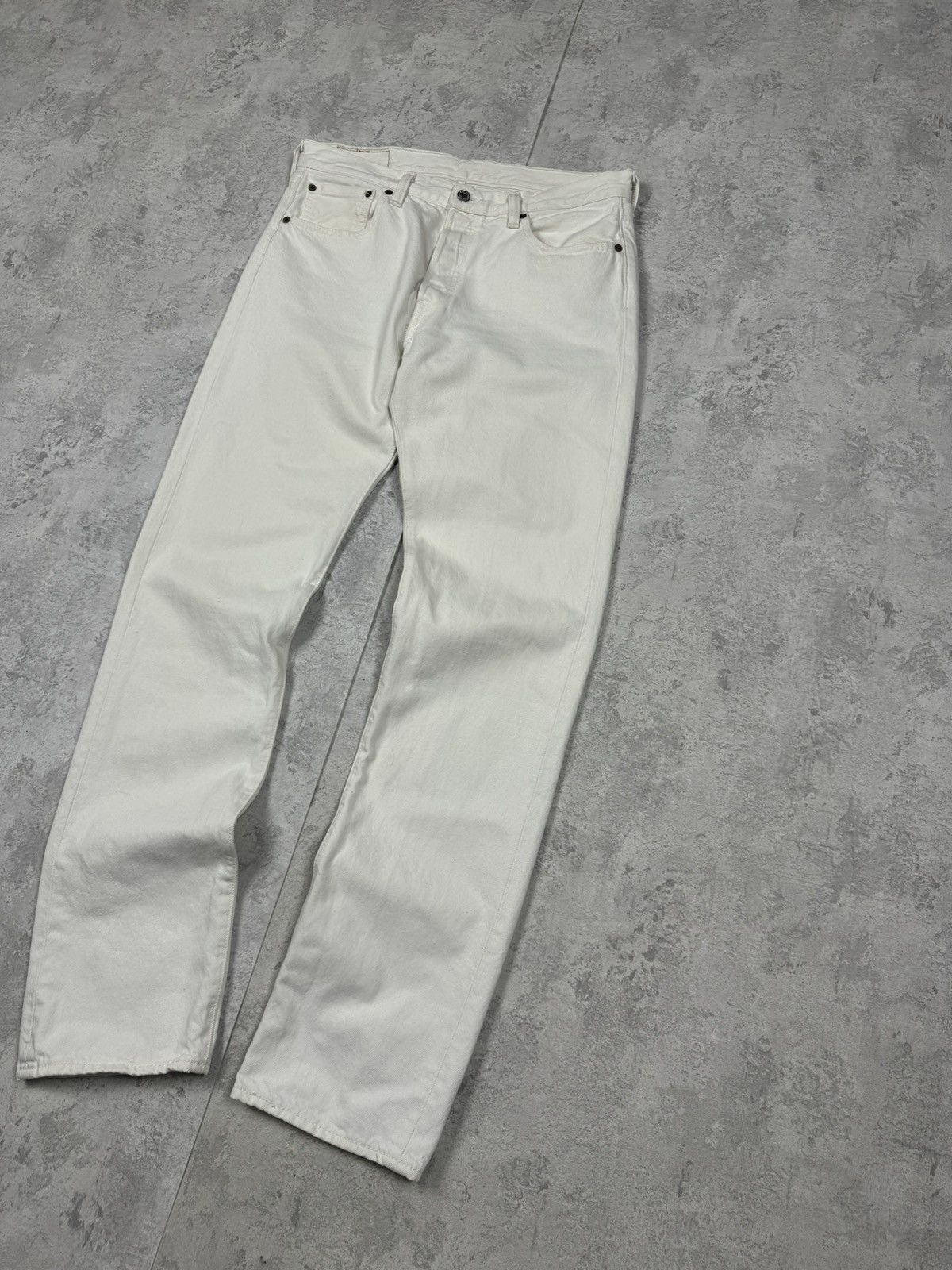 Levi's Levis 501 White Jeans Size 32/34 Size US 32 / EU 48 - 10 Thumbnail