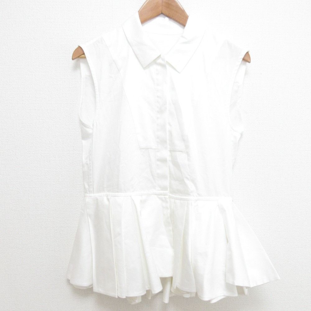 Other Other cygne Peplum Sleeveless Blouse Others Tops DUTY FREE for USA Size ONE SIZE - 1 Thumbnail
