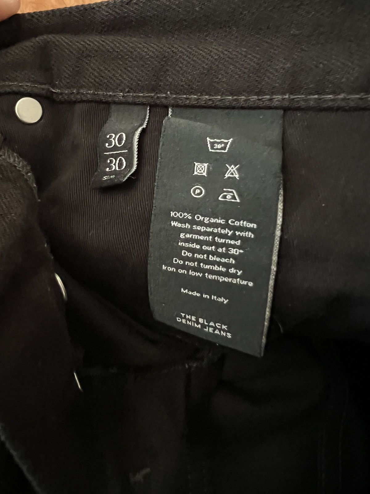 Asket Asket Black Jeans Size US 30 / EU 46 - 5 Thumbnail