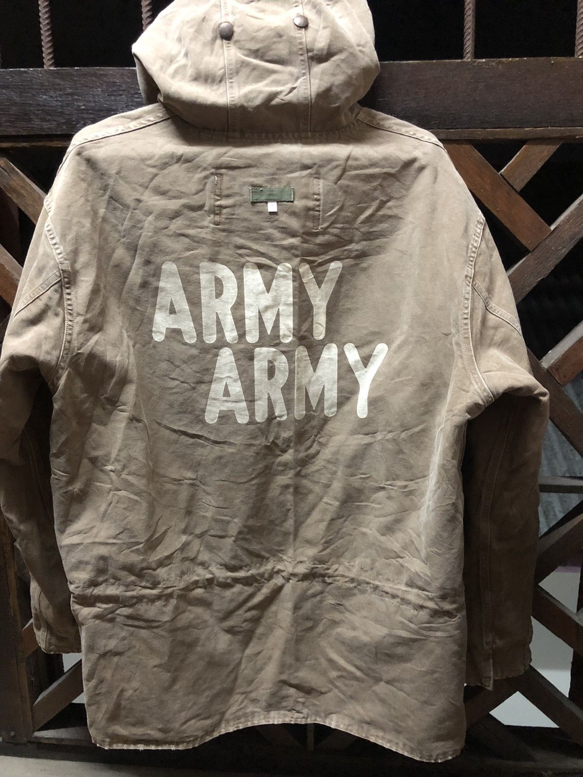 Kapital Seilin🇯🇵 Anorak Parka Reversible Army Kapital Size US M / EU 48-50 / 2 - 1 Thumbnail