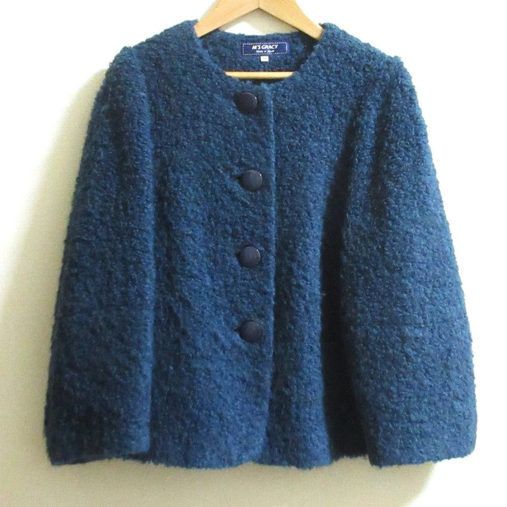Other Other M'S GRACY Poodle Knit Jacket Others Outerwear DUTY FREE for USA Size ONE SIZE - 1 Thumbnail