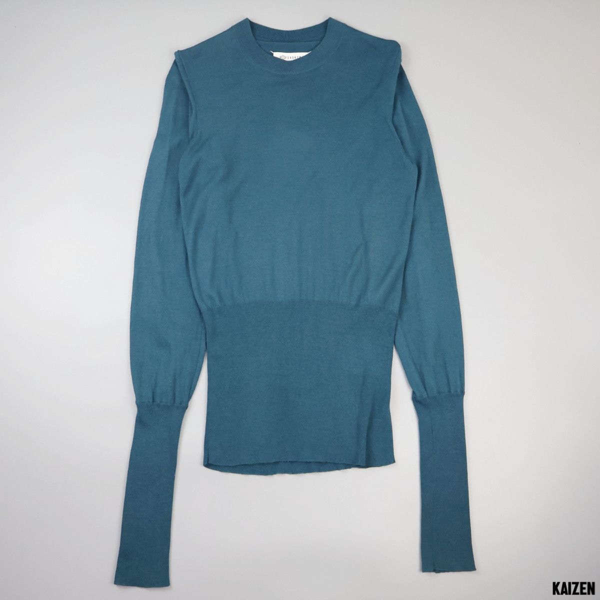 image of Maison Margiela Maison Martin Margiela Line 1 - Back Knit - S/s'16 in Turquoise, Women's (Size XS)
