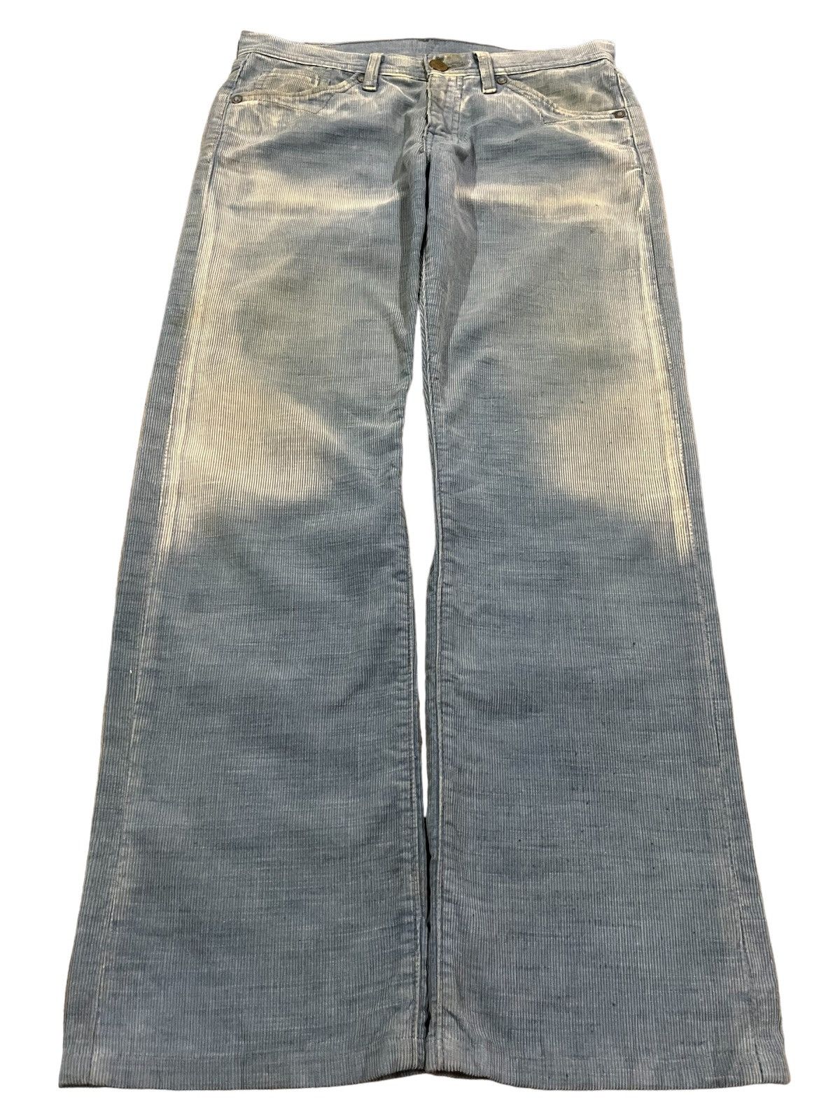 Levi's Vintage Levi’s 705 Blue Washed Bleached Corduroy Jeans Size US 30 / EU 46 - 1 Thumbnail
