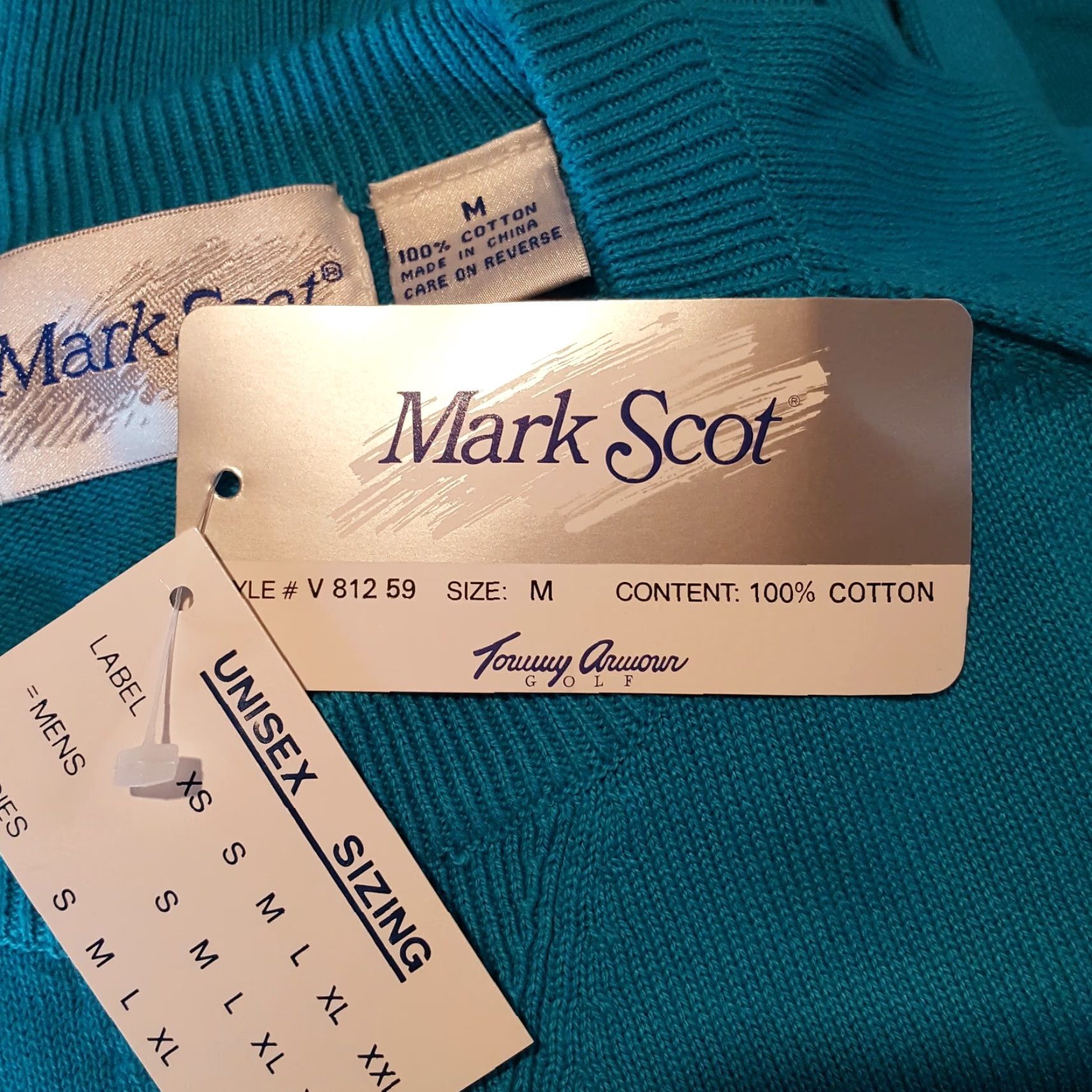 Vintage VINTAGE Tommy Armour Cotton Crew Neck Sweater Mens M Blue Golf 90s Retro Knit Pullover Casual Sports Shirt Size US M / EU 48-50 / 2 - 6 Thumbnail
