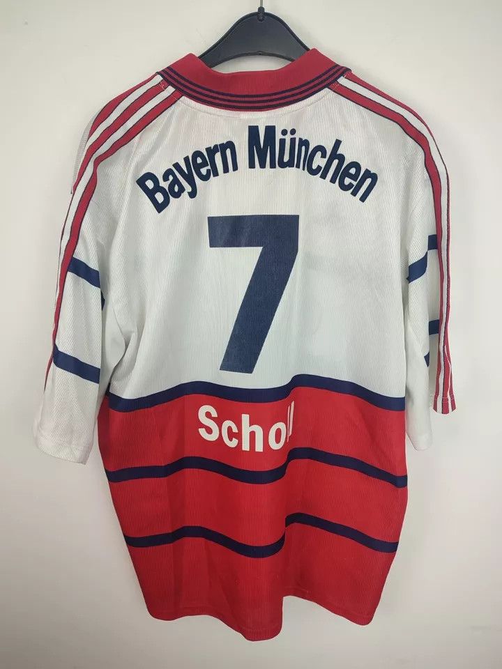 1998-00 FC Bayern Munich Munchen Away FOOTBALL SHIRT SOCCER