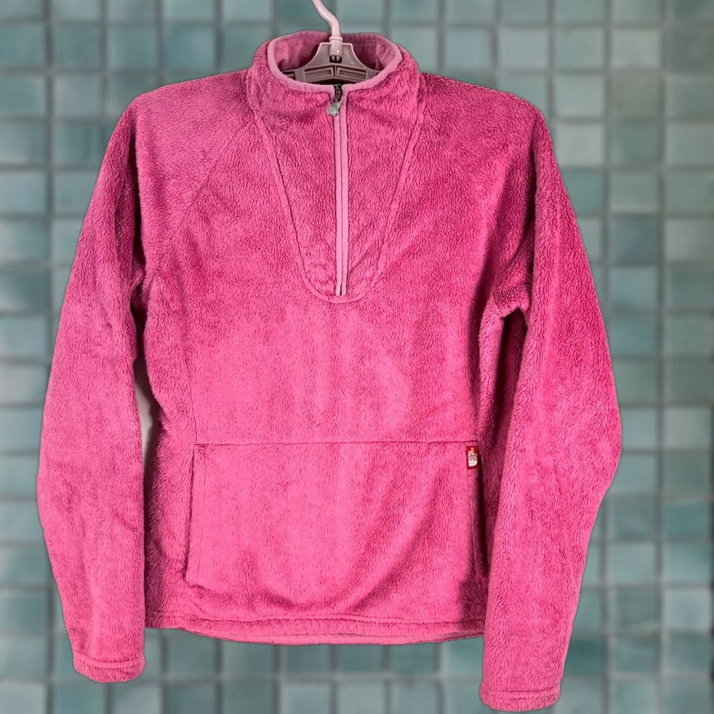 The North Face North Face Jacket Womens Size S Pink Fleece 1/4 Zip Pullover Size S / US 4 / IT 40 - 1 Thumbnail