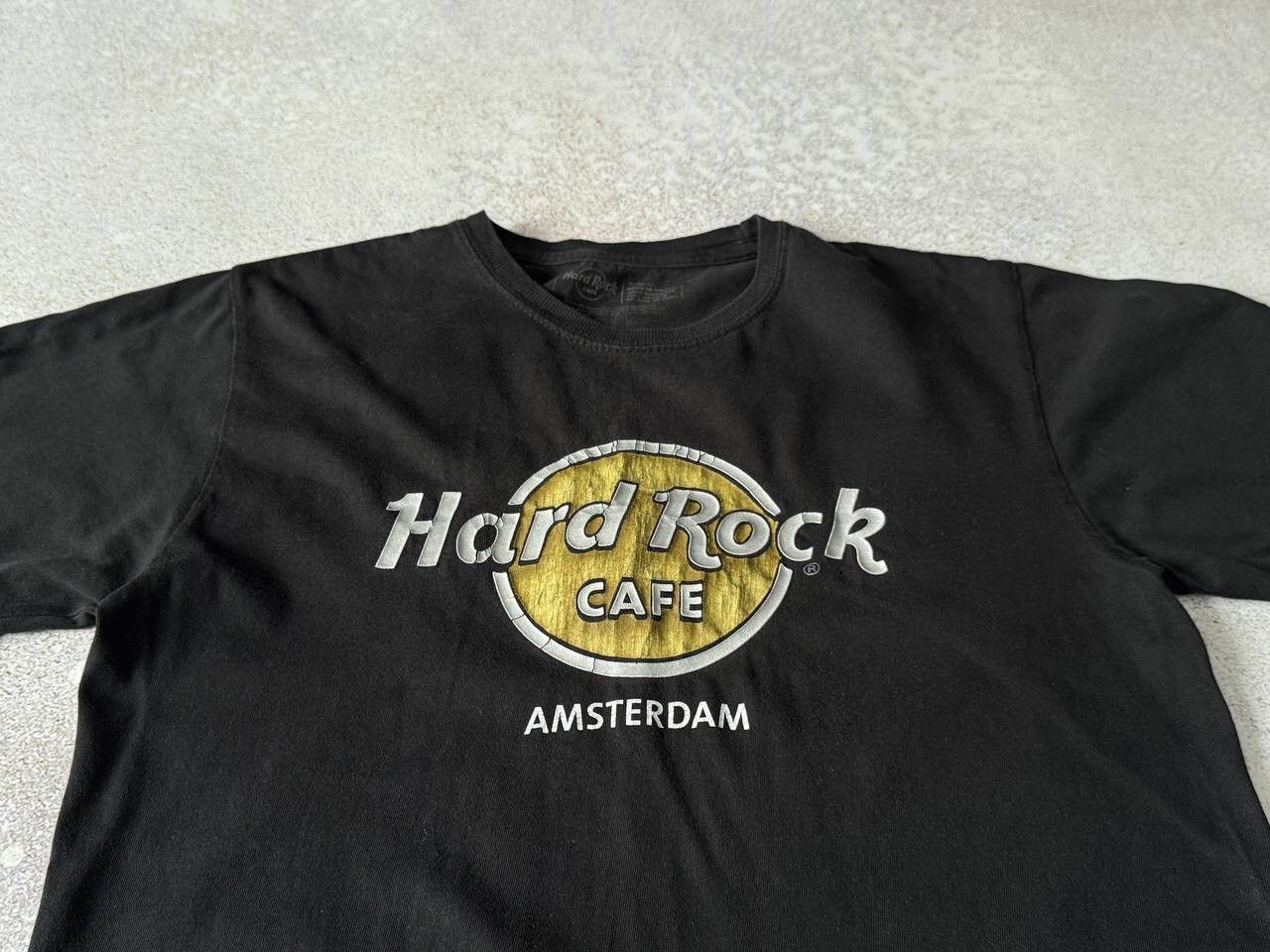 Band Tees × Hard Rock Cafe × Vintage Vintage Hard Rock Cafe Amsterdam T-shirt big logo Y2K Rare Size US M / EU 48-50 / 2 - 2 Thumbnail