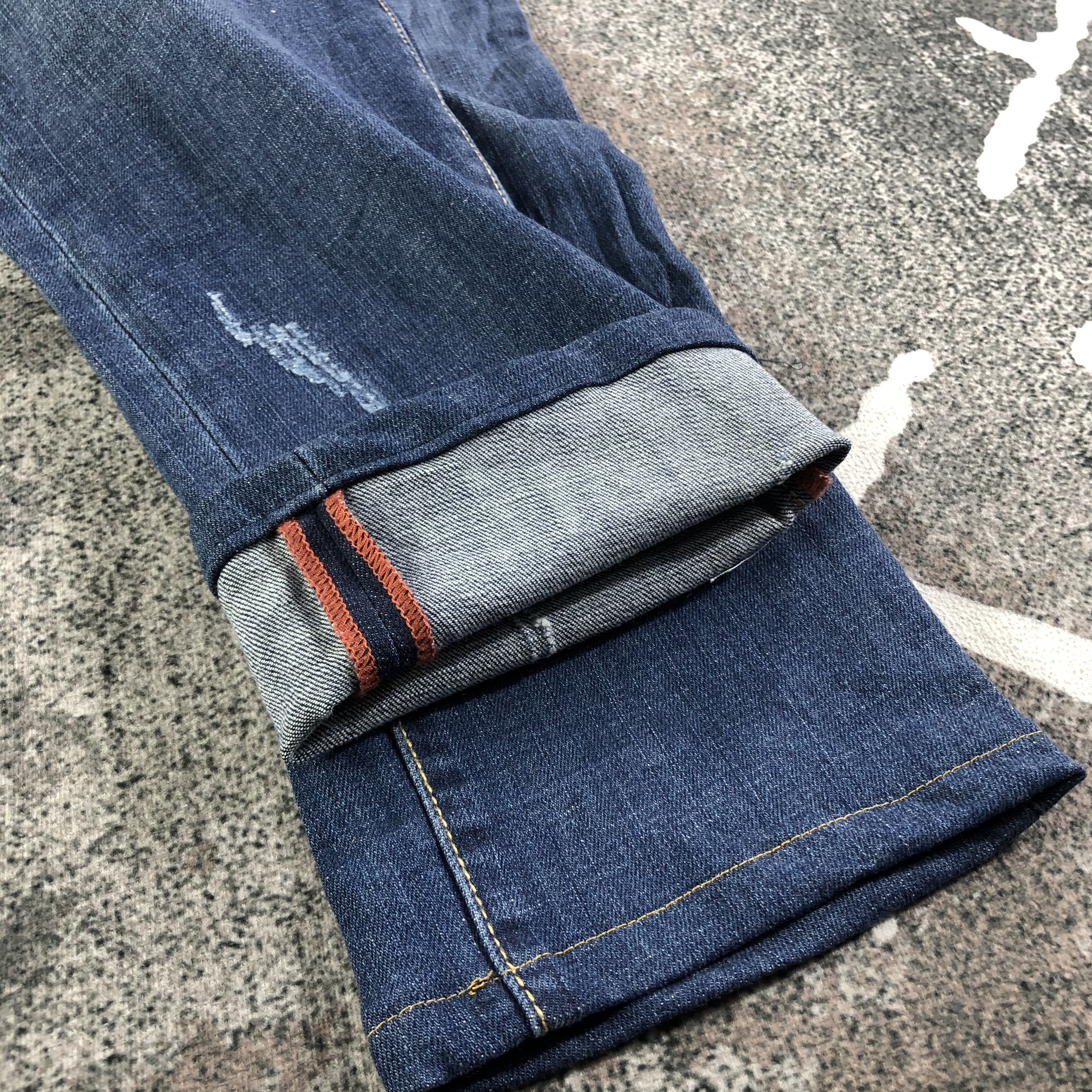 Japanese Brand Pin & Fit Patchwork Skinny Jeans KJ2042 Size US 33 - 7 Thumbnail