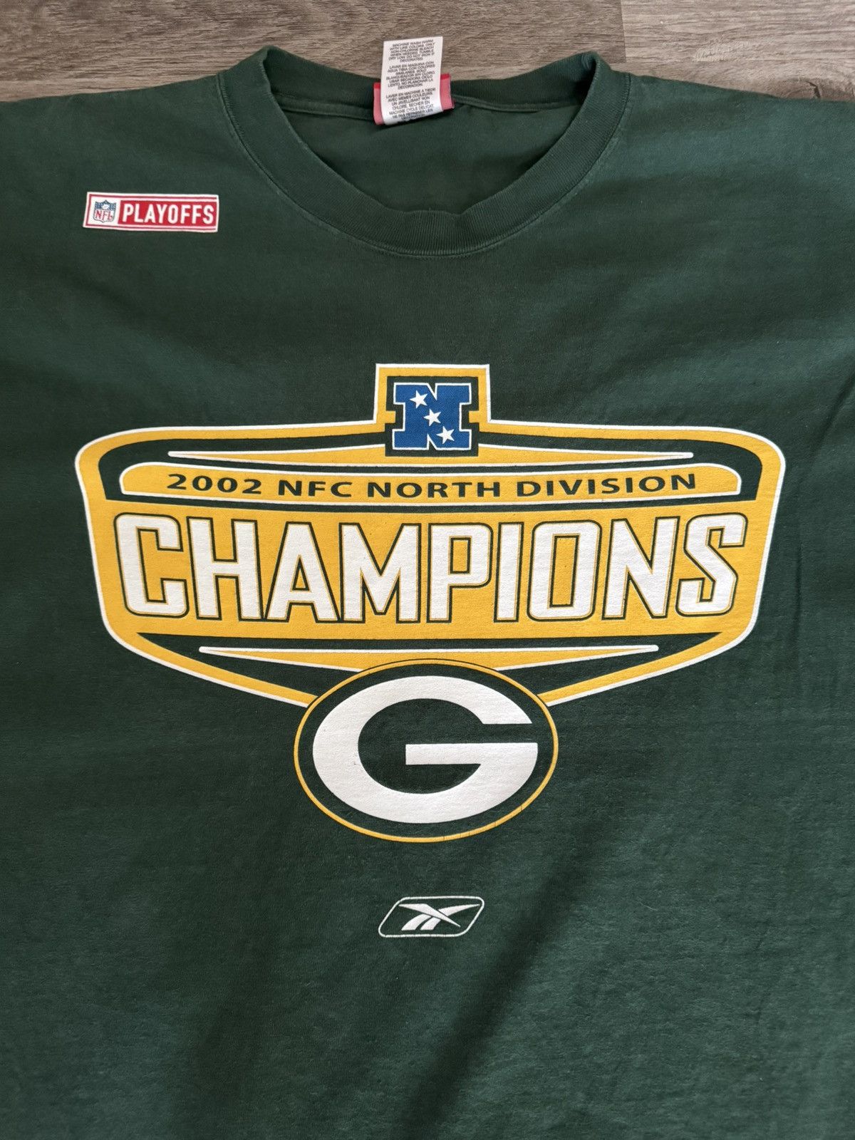 NFL Vintage 2002 Green Bay Packers NFC North Division Champions Size US XL / EU 56 / 4 - 1 Thumbnail