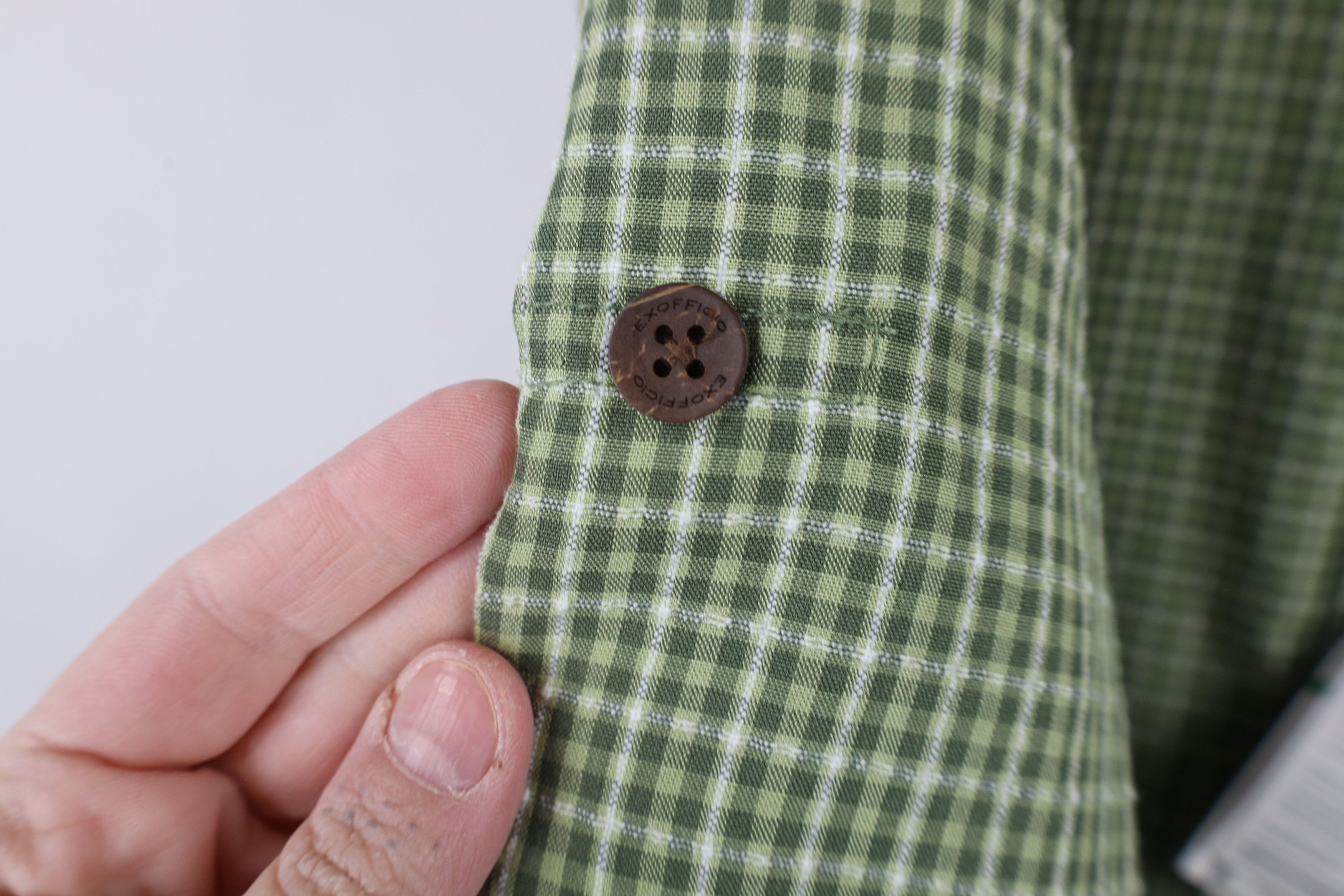 ExOfficio × Vintage Deadstock Vintage ExOfficio Buzz Off Shield Button Shirt Size US XXL / EU 58 / 5 - 6 Thumbnail