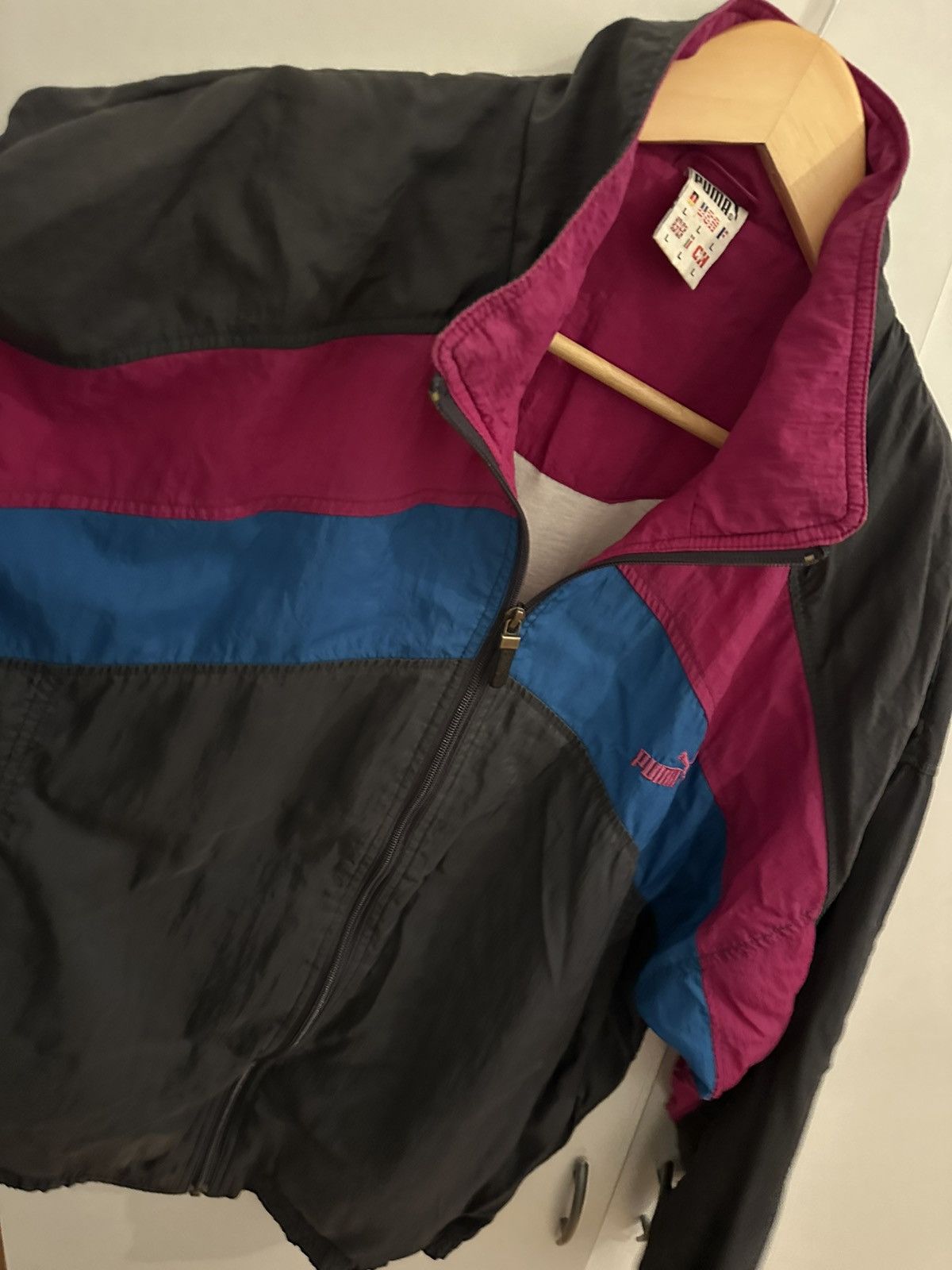 Puma Puma Jacket Windbreaker Size L Retro Vintage Size US L / EU 52-54 / 3 - 5 Thumbnail