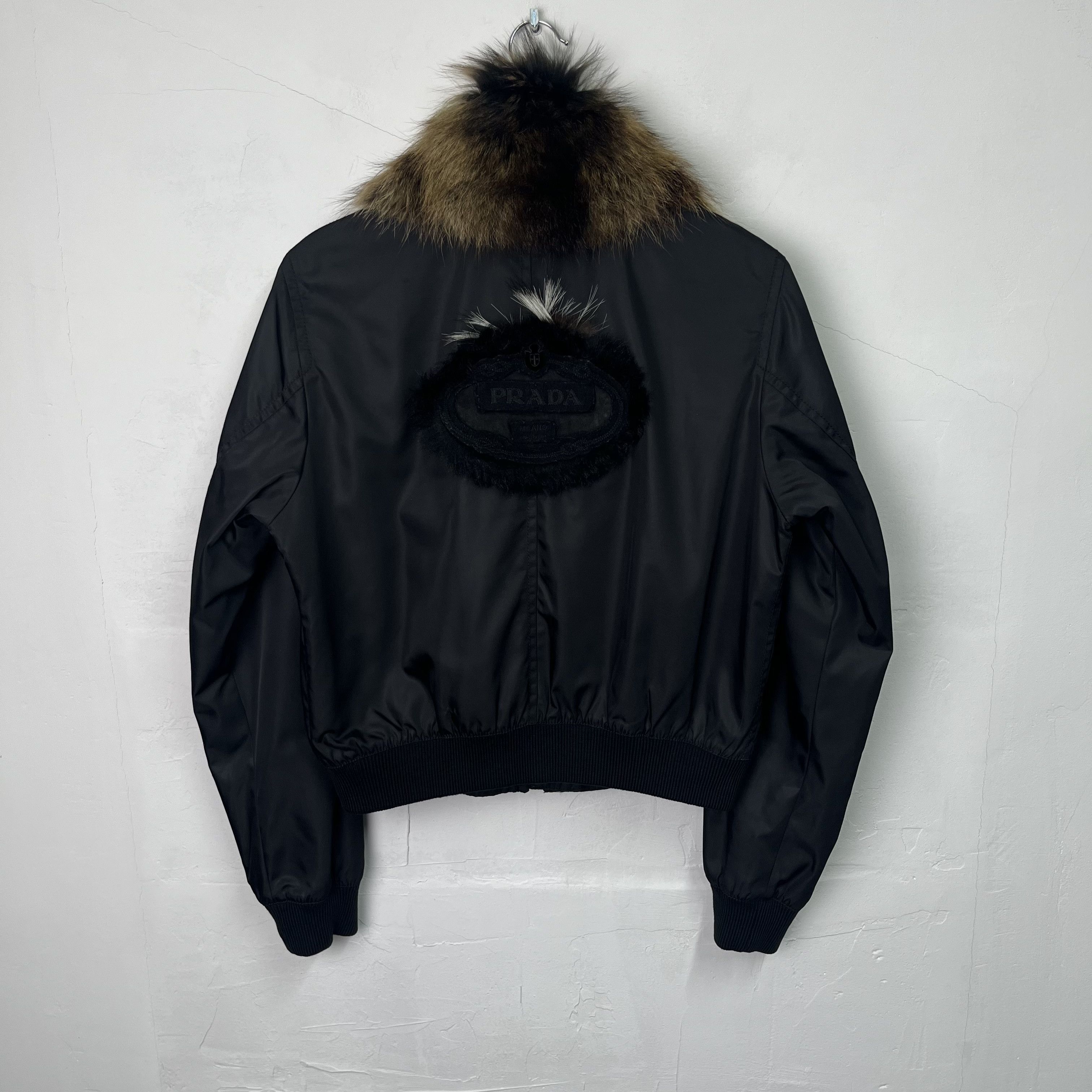 Prada Prada Milano Application Nylon Bomber jacket Size M / US 6-8 / IT 42-44 - 2 Thumbnail