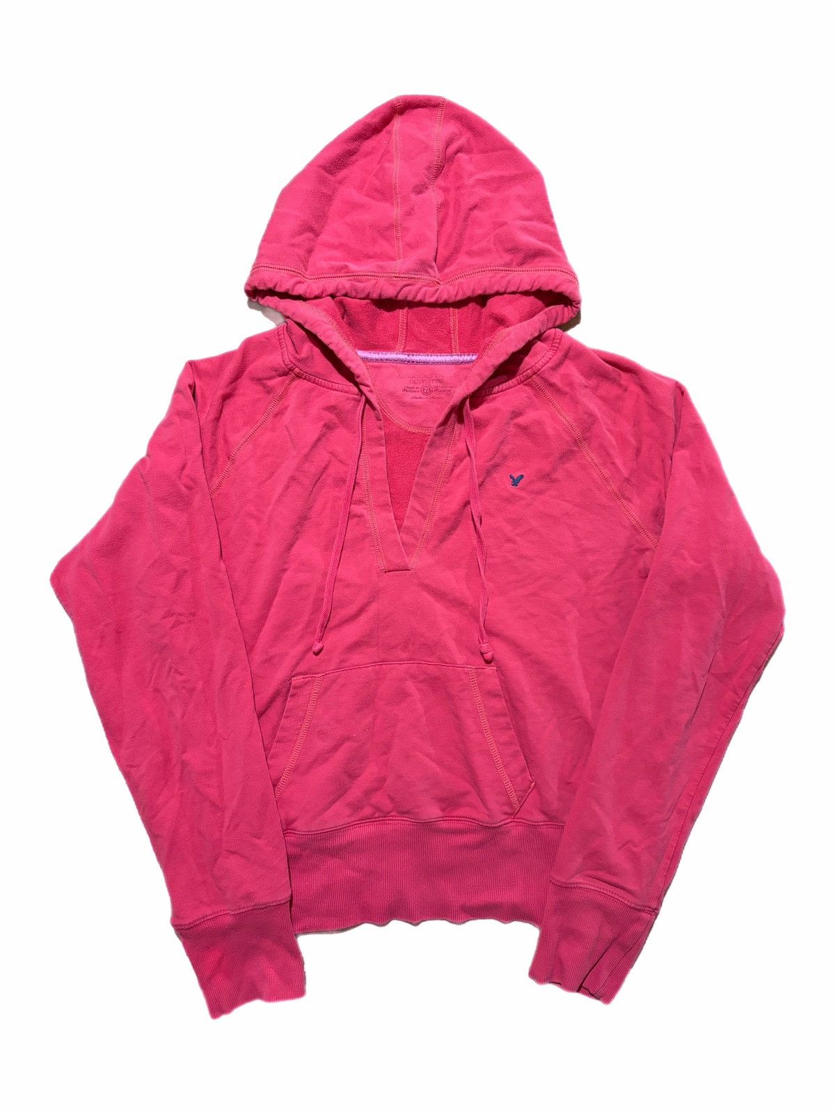 American Eagle Outfitters American Eagle Outfitters Hoodie V-Neck Pullover Terry Logo Size M / US 6-8 / IT 42-44 - 1 Thumbnail