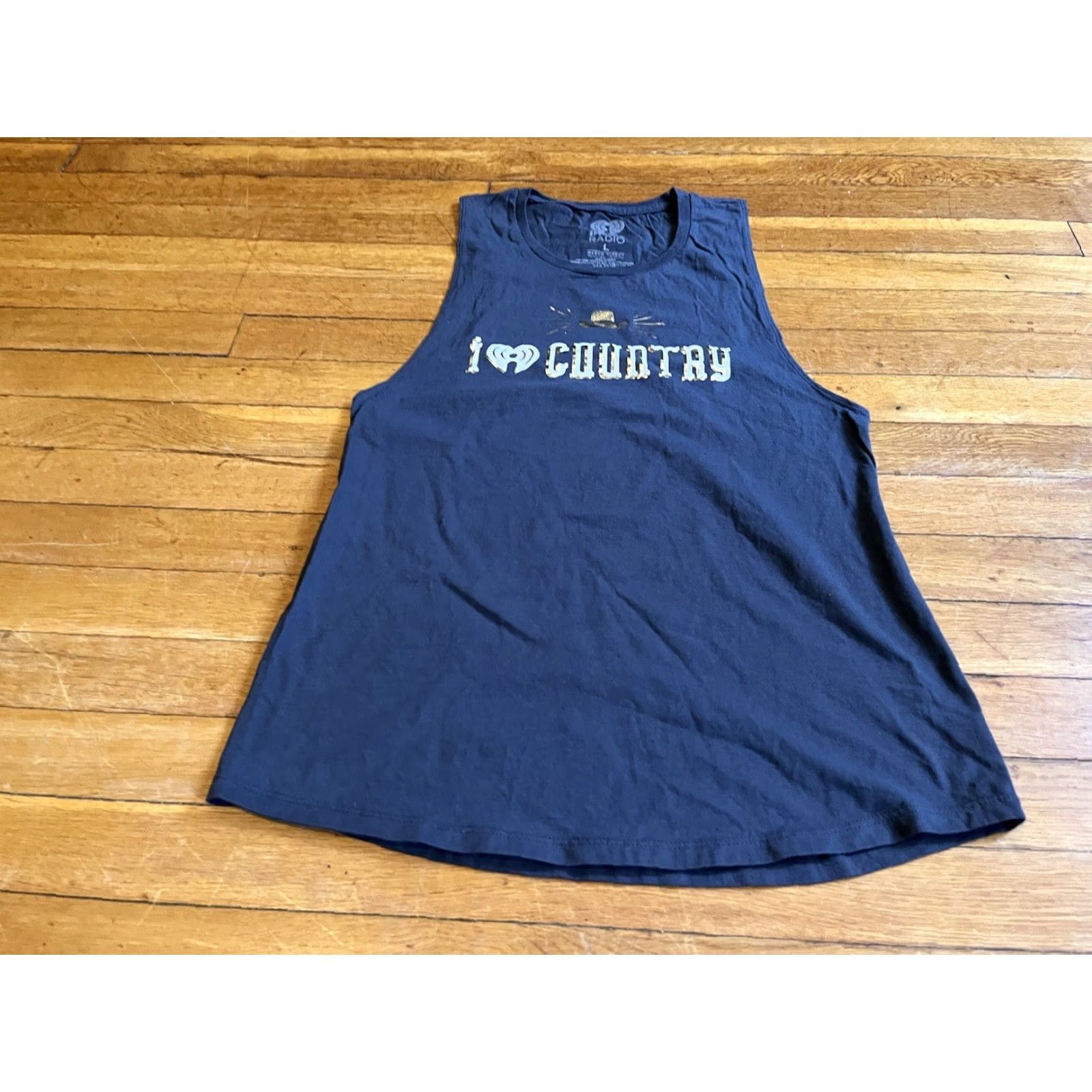 Vintage iHeart Country Festival Tank Women’s Large Black Tank Top Graphic Print Vintage No Size L / US 10 / IT 46 - 2 Thumbnail