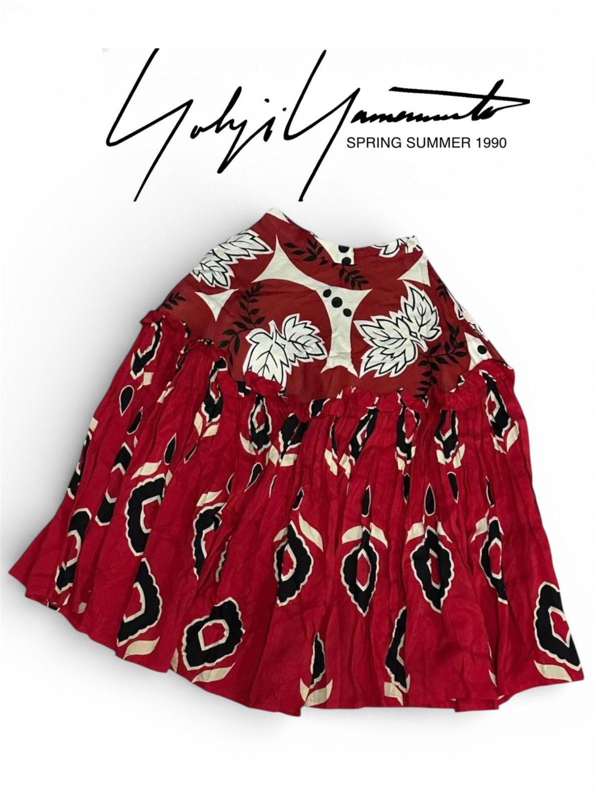 Yohji Yamamoto SS1990 Yohji Yamamoto Runway Ready To Wear Skirt Size 23" - 1 Thumbnail
