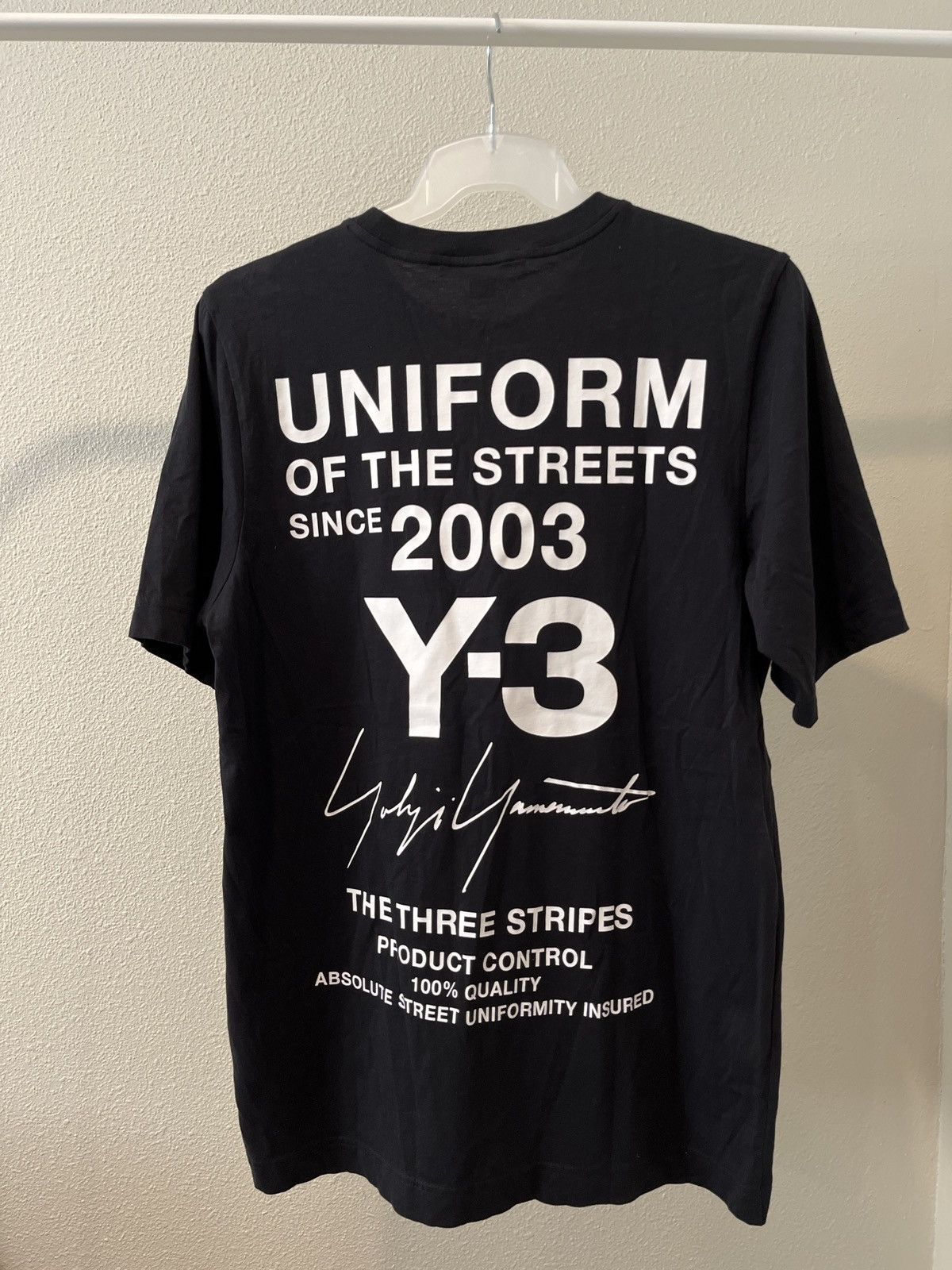 [専用]Y-3 Tシャツ UNIFORM OF THE STREETS IN Y-3 Y-3 2003 Uniform of the Street T-Shirt | Grailed