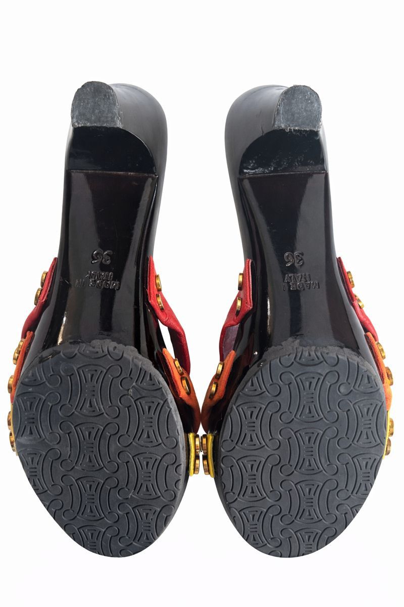 Celine Céline vintage mules UK3 Size US 5.5 / IT 35.5 - 3 Thumbnail