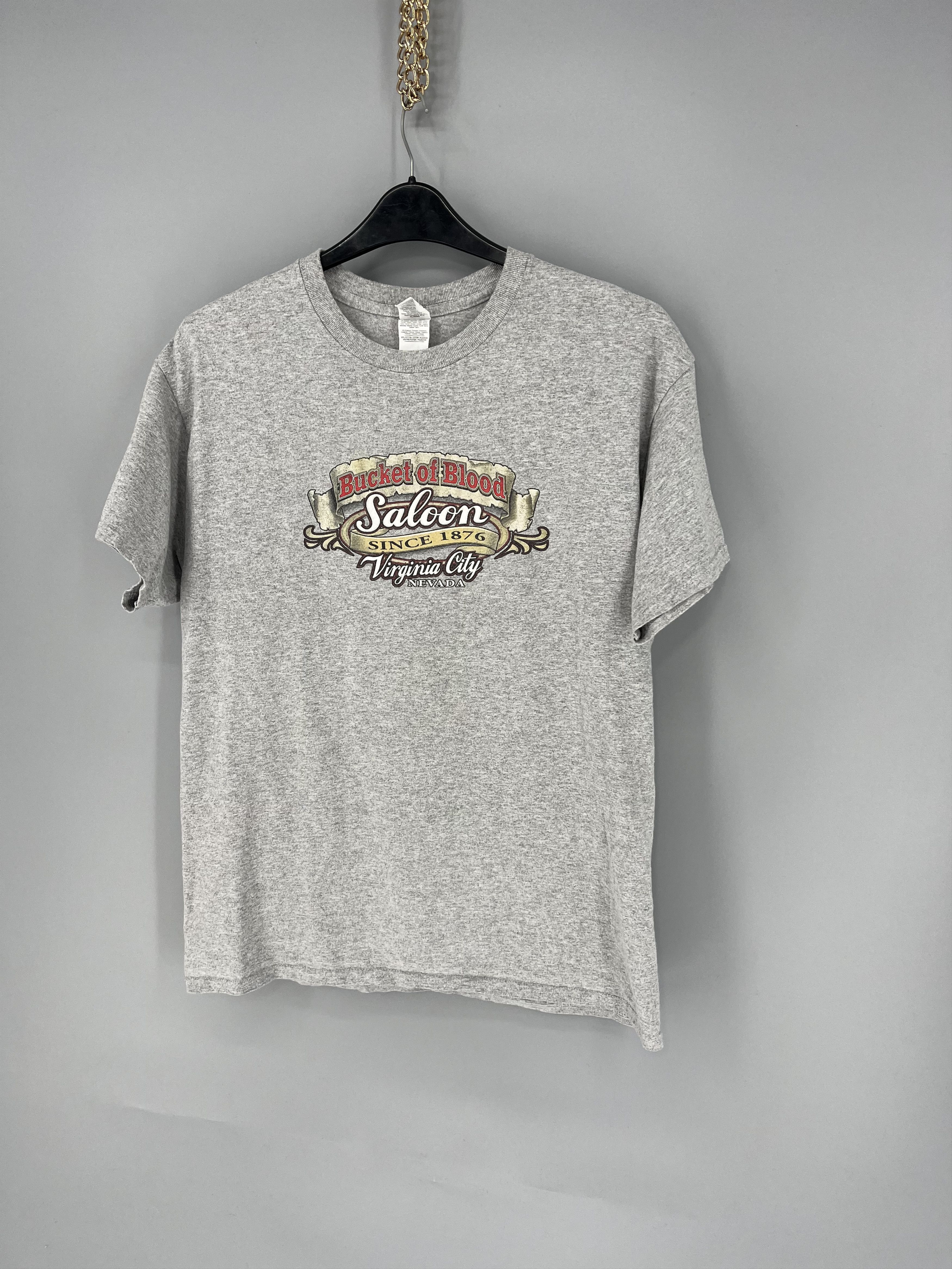 Vintage Vintage Motorcycle Faded Bucket Of Blood Saloon L Nevada Size US L / EU 52-54 / 3 - 4 Thumbnail