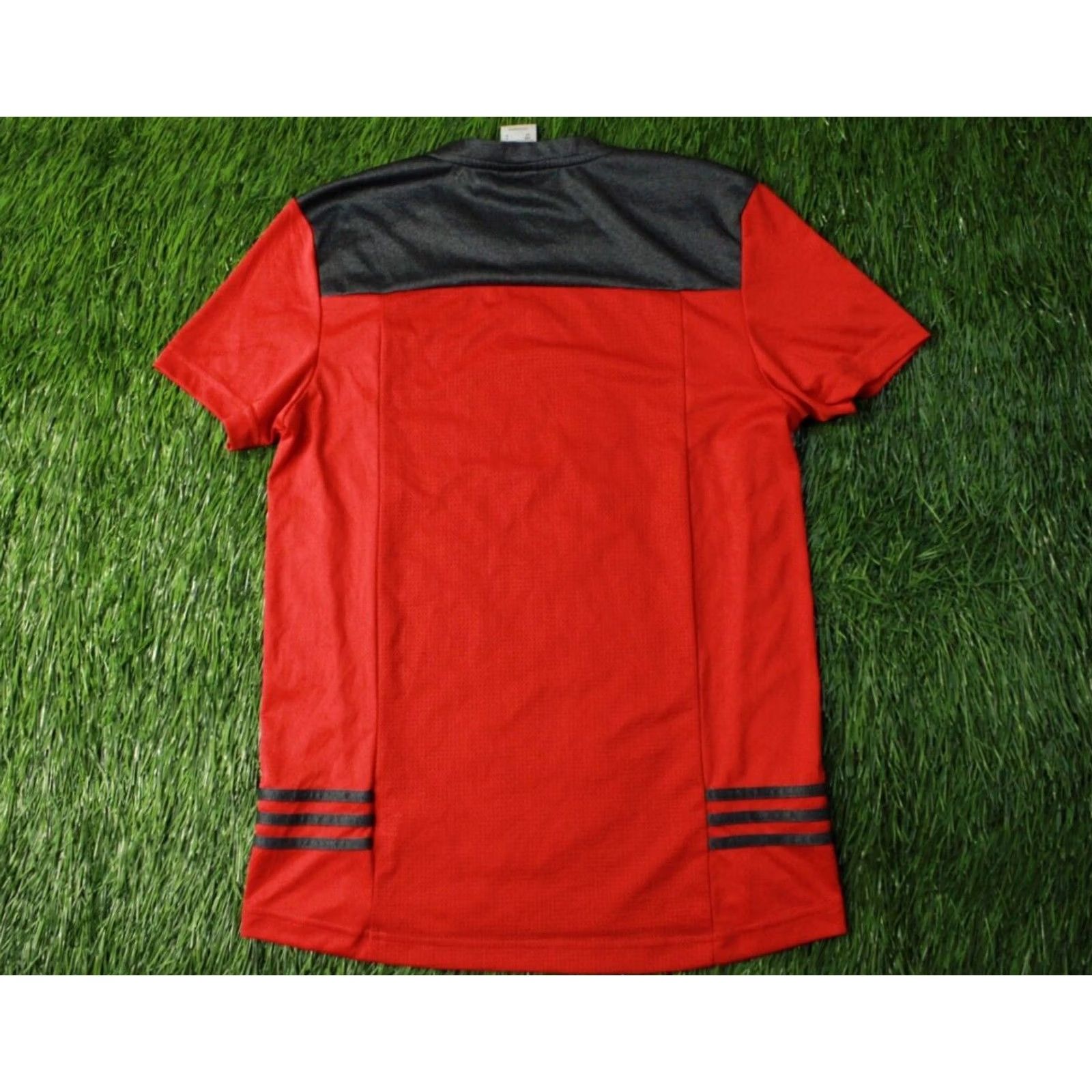 Adidas ADIDAS PERFORMANCE RUNNING 2015 ORIGINAL MEN SHIRT JERSEY SIZE S SMALL RED AND GRAY Size US S / EU 44-46 / 1 - 8 Thumbnail