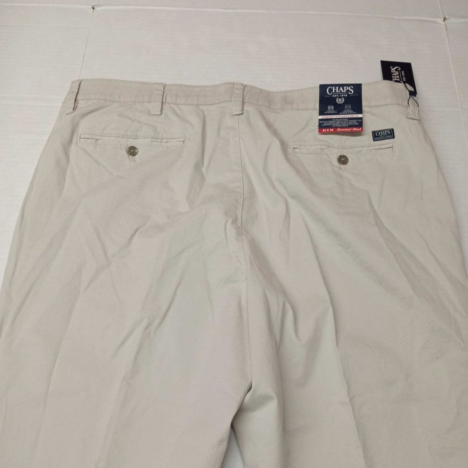 Chaps Chaps Straight Fit Chino Pants Men's Size 42x30 Beige Size US 42 / EU 58 - 7 Thumbnail