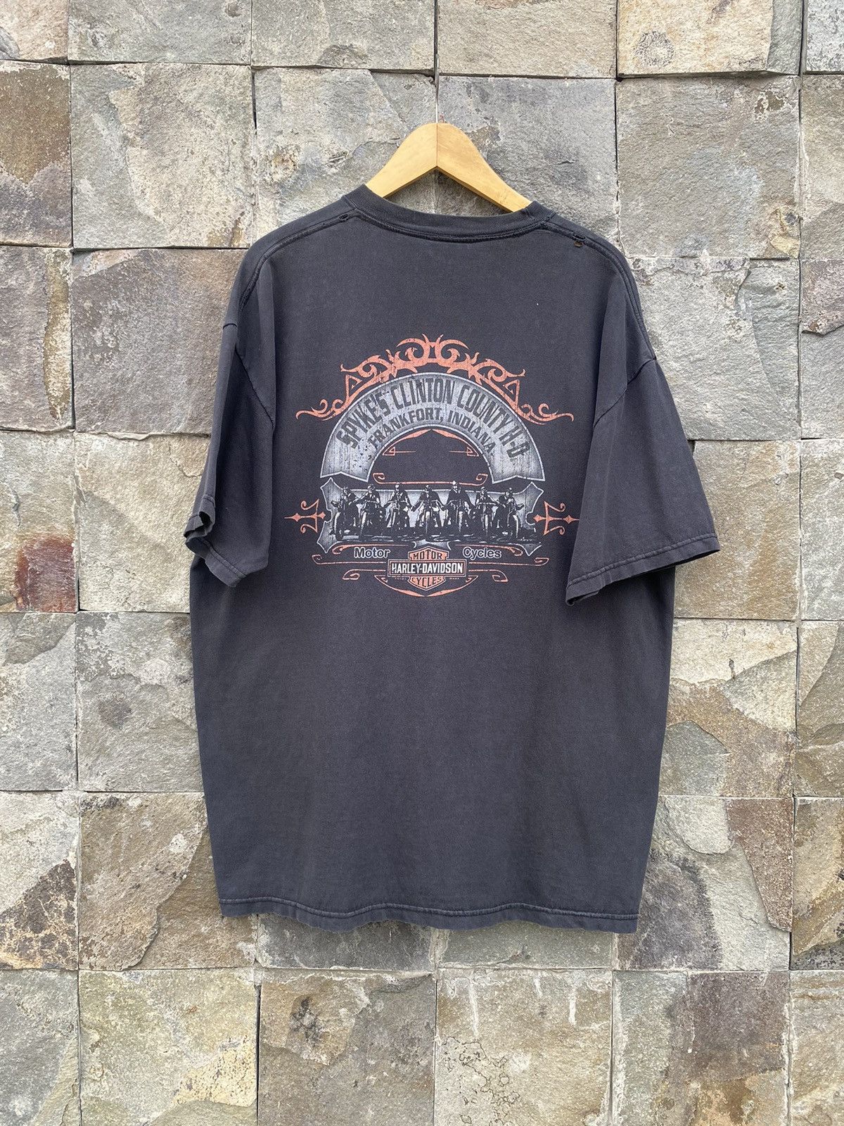 Harley Davidson Trashead Harley Davidson Shirt Sun Faded Grunge Erd Size US XL / EU 56 / 4 - 1 Thumbnail