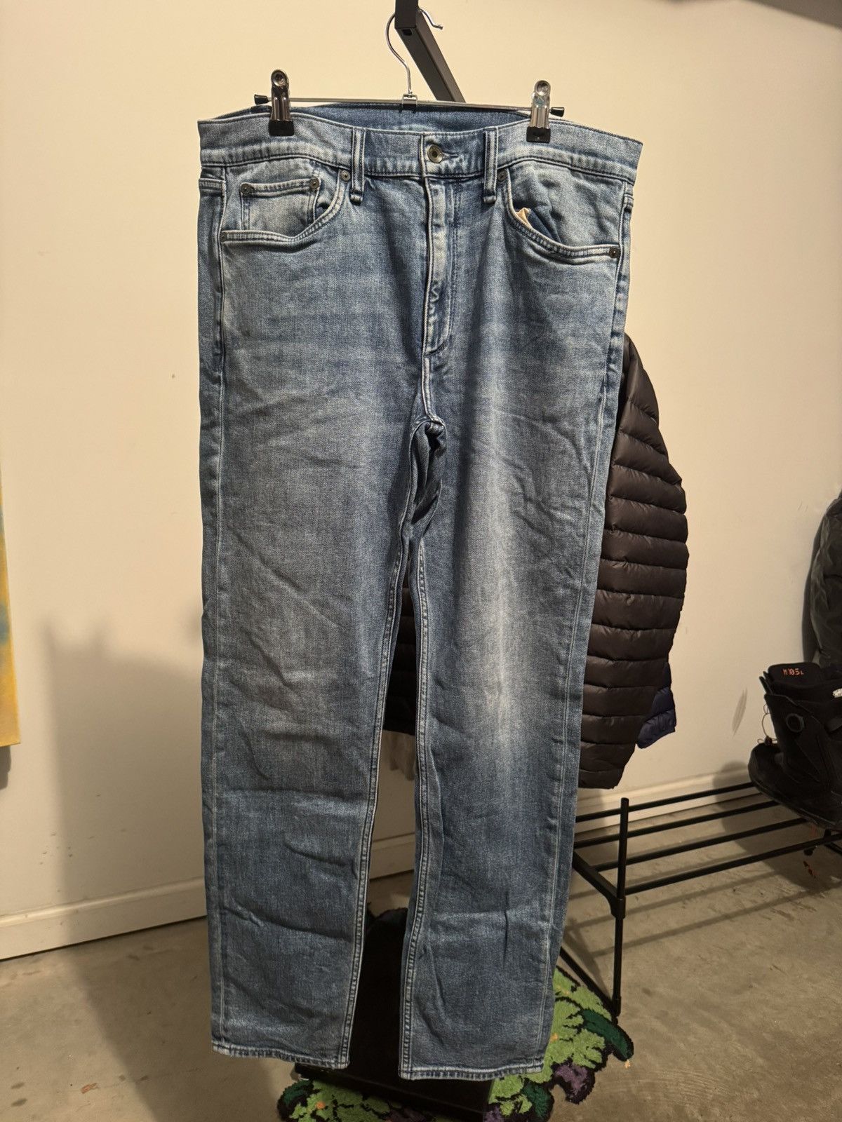 Rag & Bone Rag & Bone Grey Denim Jeans (Fit 2 Slim) Size US 33 - 1 Thumbnail