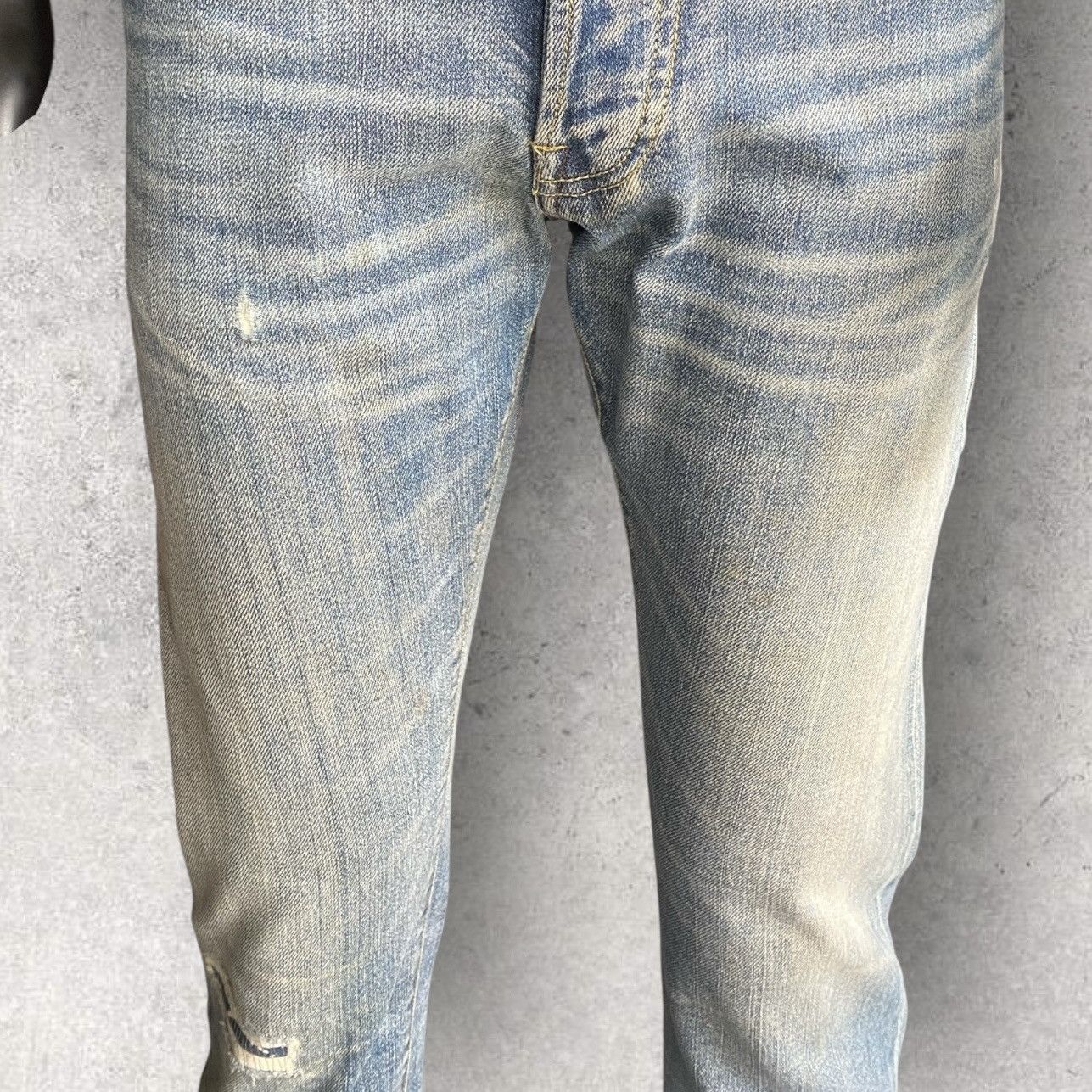 Visvim Visvim Social Sculpture 01.2D10 Damage Denim Size US 34 / EU 50 - 2 Thumbnail