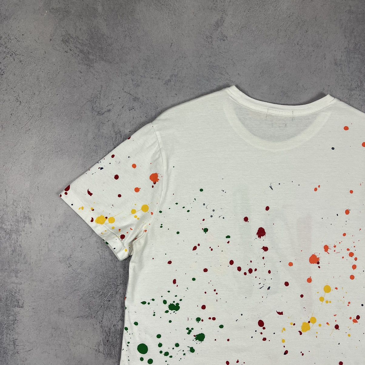 Polo Ralph Lauren Designer Polo Ralph Lauren rare paint spatter T Shirt Size US M / EU 48-50 / 2 - 12 Thumbnail