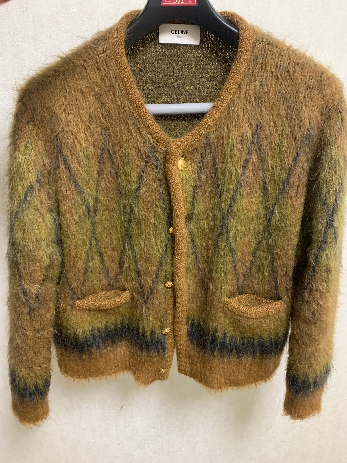 Celine CELINE 2024 HEDI mohair CARDIGAN JACKET XL Size US XL / EU 56 / 4 - 6 Thumbnail