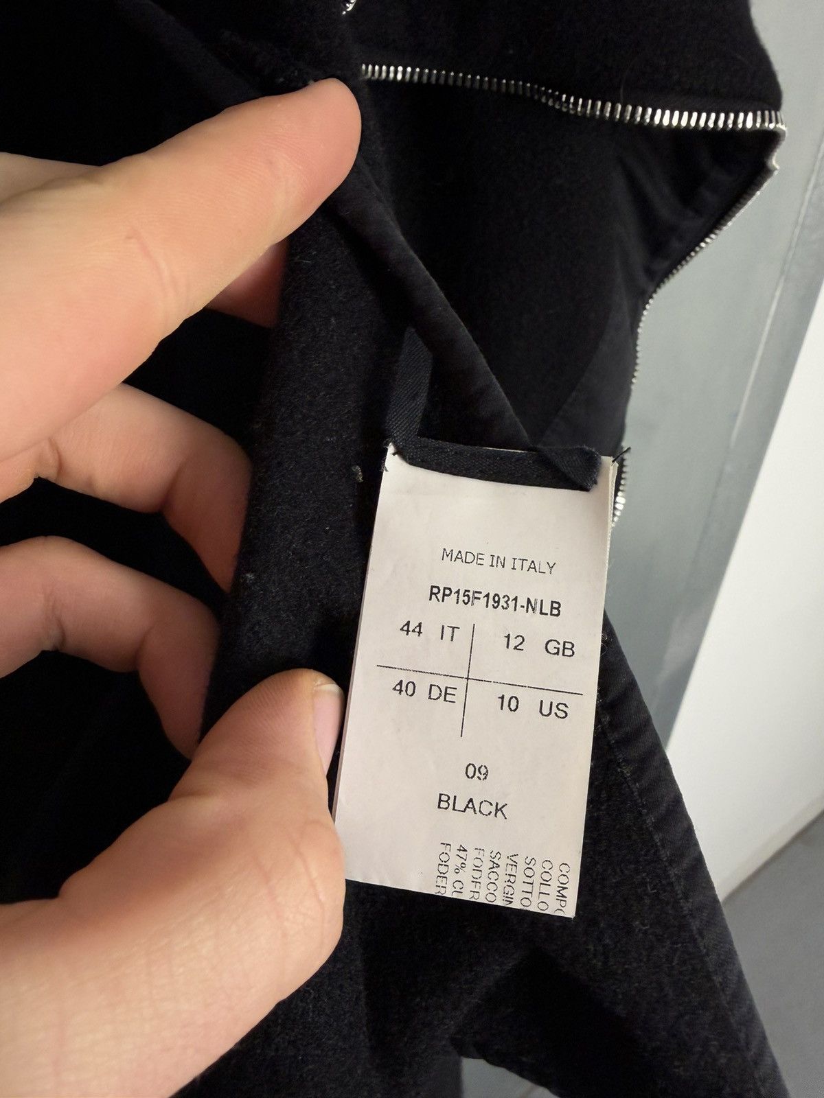 Rick Owens Rick Owens Lambs Wool Cross Zip Coat Size US S / EU 44-46 / 1 - 16 Thumbnail