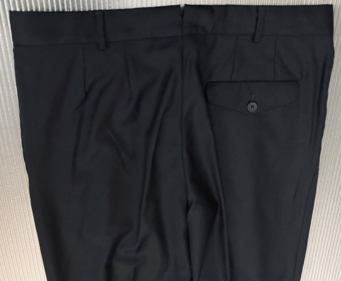 Bottega Veneta Bottega Veneta 🇮🇹 Nero wool dual pleat dress slacks 34 NEW Size US 34 / EU 50 - 15 Thumbnail