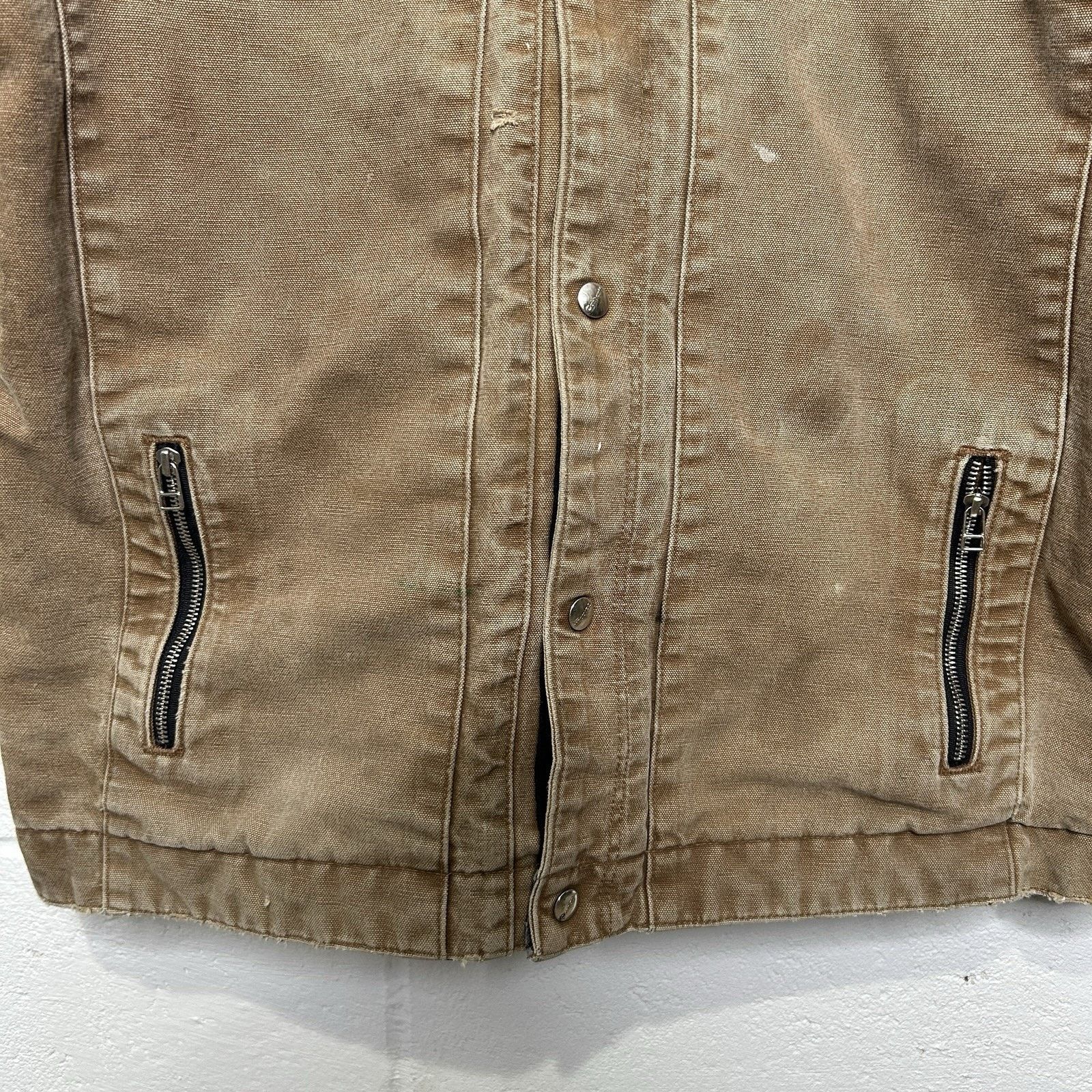 Carhartt Y2K Carhartt Sandstone Multi-Pocket Jacket “Brown” J285 BRN Size US L / EU 52-54 / 3 - 4 Thumbnail