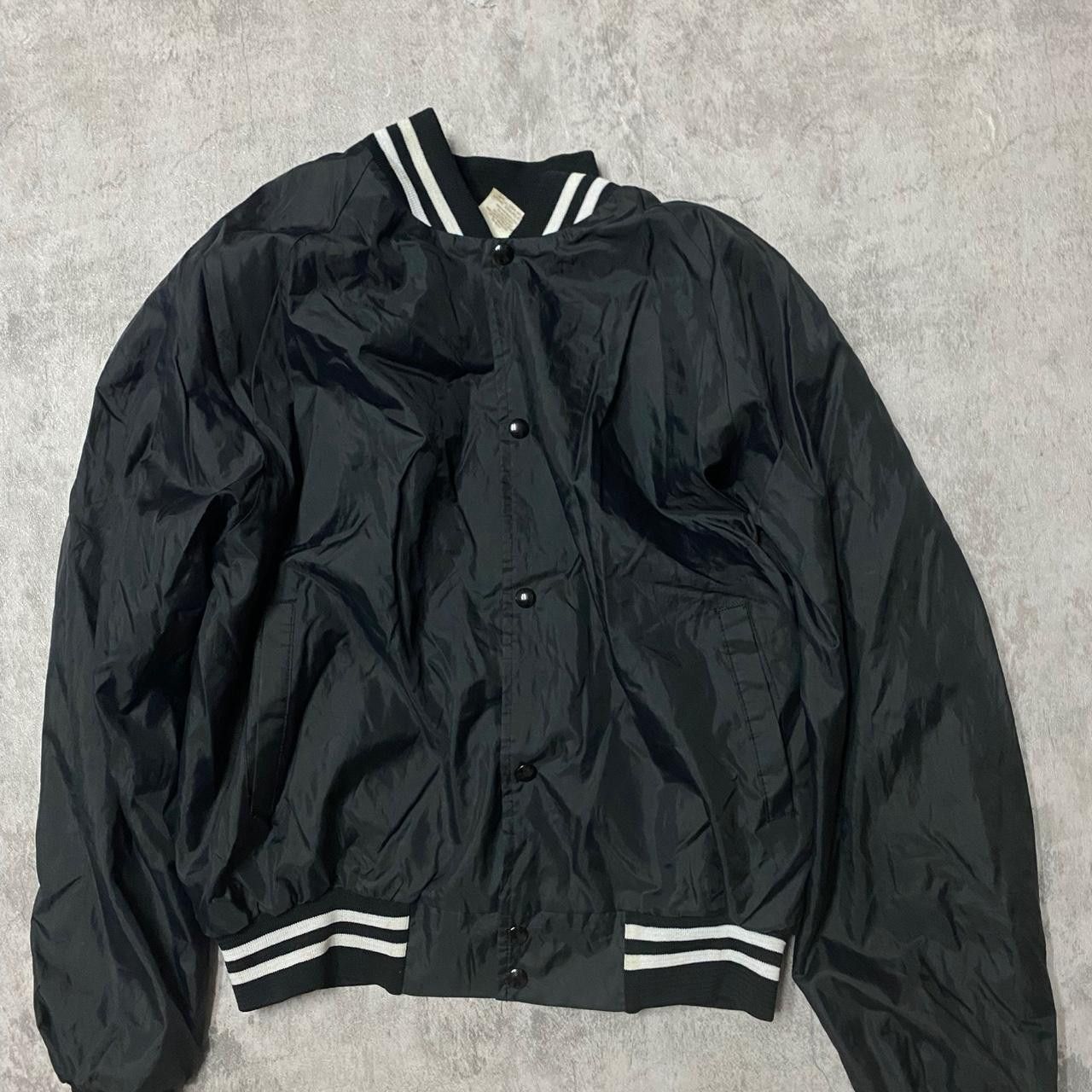 Other Black and white vintage varsity jacket jacket Size US XL / EU 56 / 4 - 1 Thumbnail