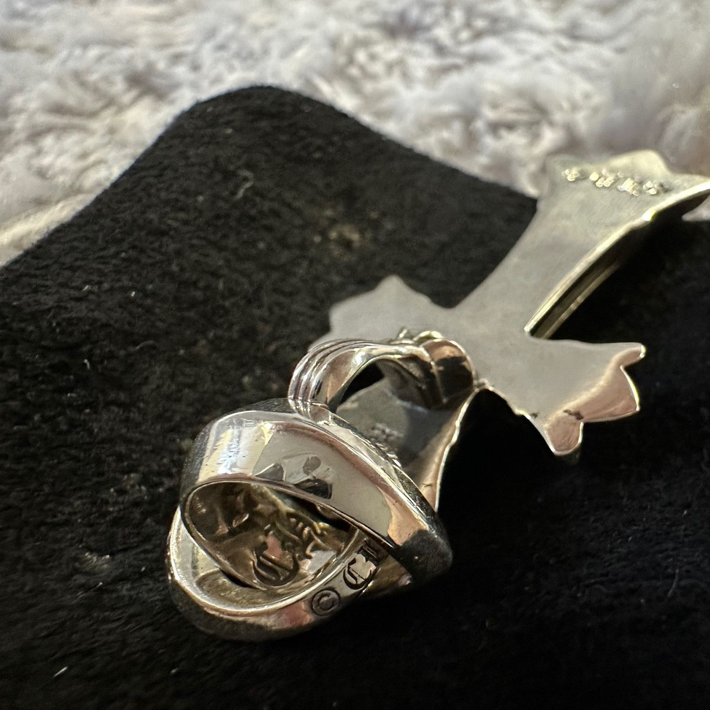 Chrome Hearts CH Double Cross Pendant with Bale Size ONE SIZE - 4 Thumbnail