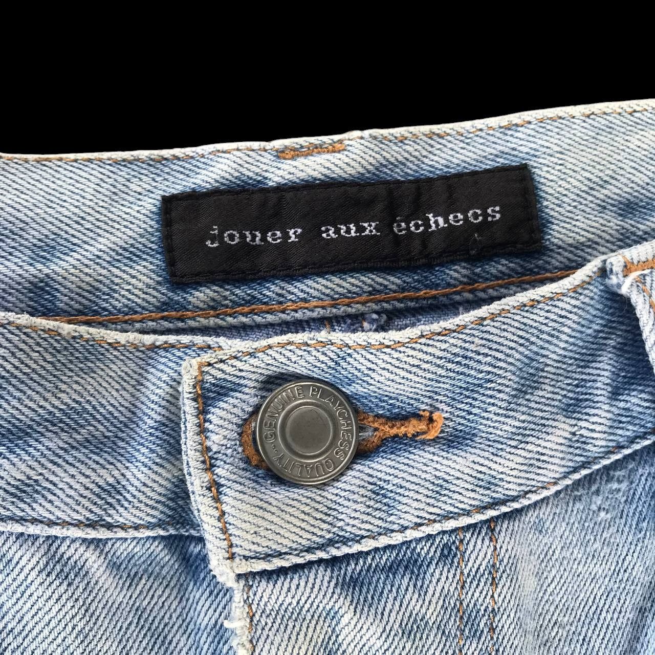 Japanese Brand × Tornado Mart × Vintage W34x30 FLARED JAPAN JOUER AUX ECHECS BUSH JEAN LIGHTWASH Size US 34 / EU 50 - 2 Thumbnail