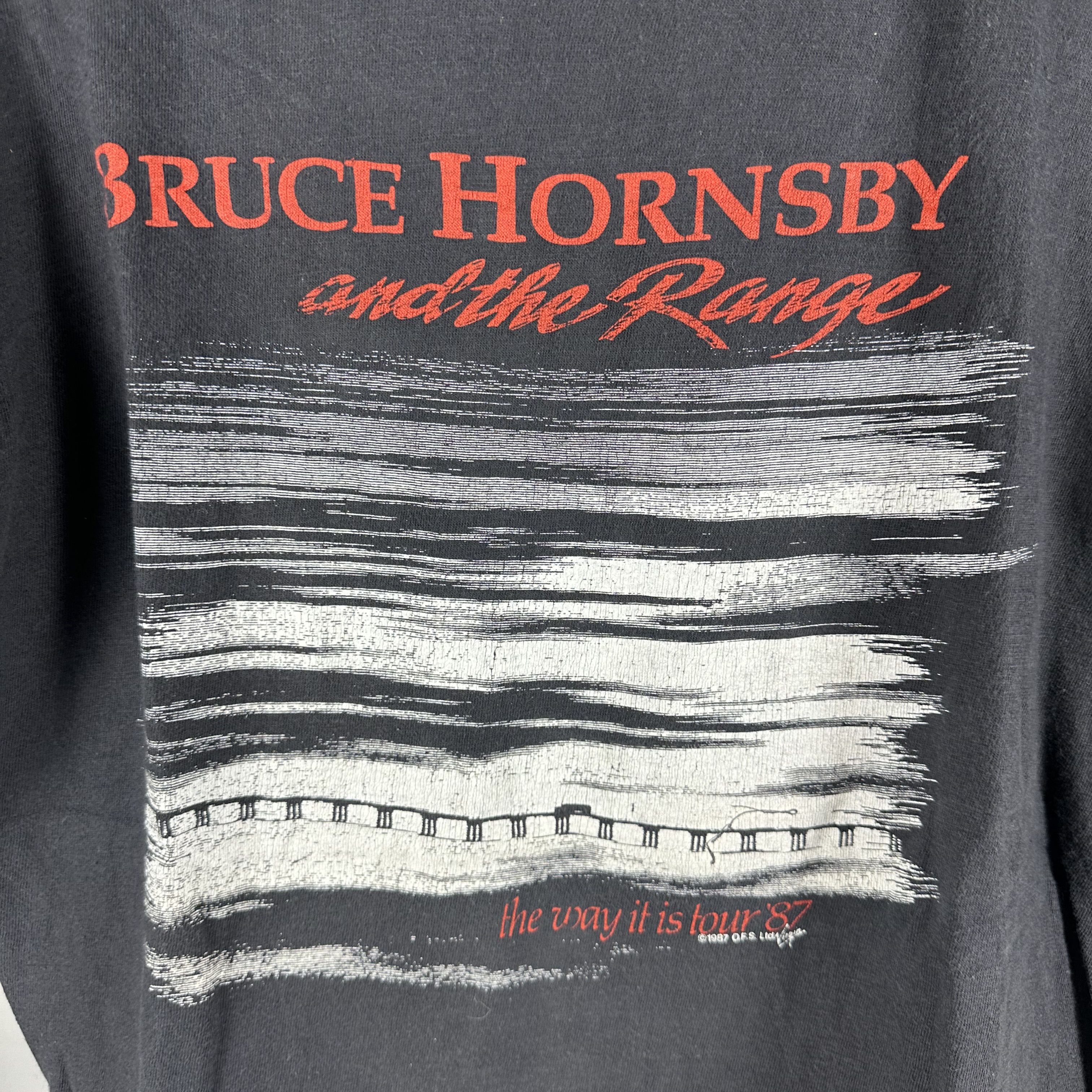 Vintage ​1987 Bruce Hornsby and the Range The Way It Is Tour​ Tee Size US L / EU 52-54 / 3 - 2 Thumbnail