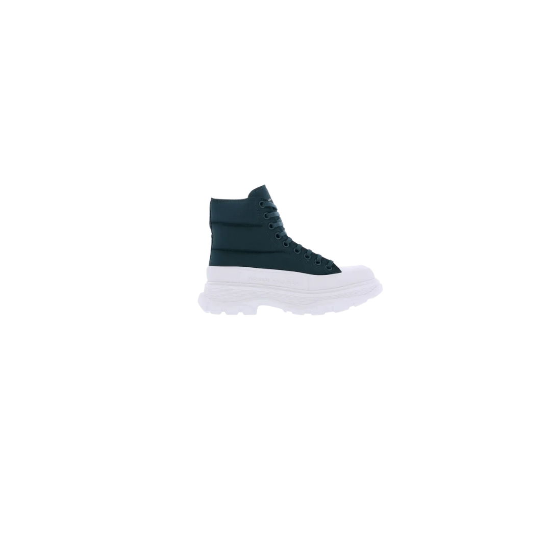 Alexander McQueen o1y0225 Ankle Boots in Dark Green Size US 11 / IT 41 - 1 Thumbnail