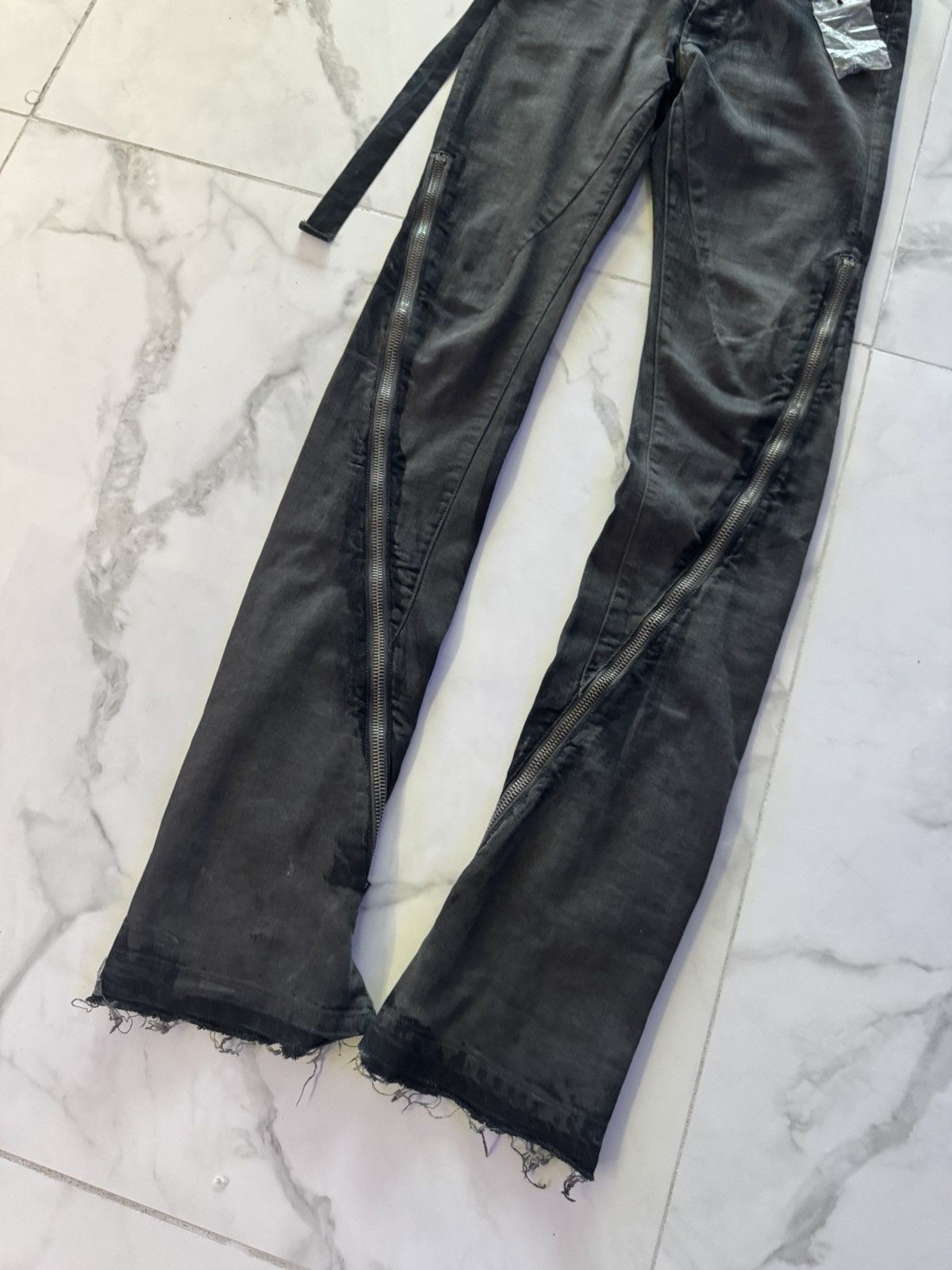 Rick Owens SS09 Rick owens strutter hog wash denim Size 28" / US 6 / IT 42 - 3 Thumbnail