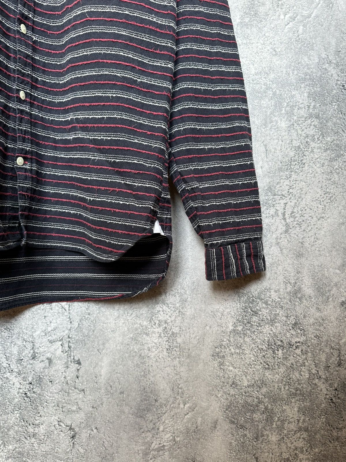 Oliver Spencer Oliver Spencer Boho Lagenlook Striped Button-Up Shirt Size US M / EU 48-50 / 2 - 9 Thumbnail