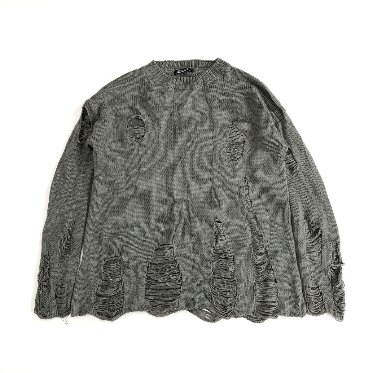 If Six Was Nine × Japanese Brand × Le Grande Bleu (L.G.B.) 2000s Tie Card Log Destroyer Grunge Lgb Punk Style Knitted Size US M / EU 48-50 / 2 - 1 Thumbnail