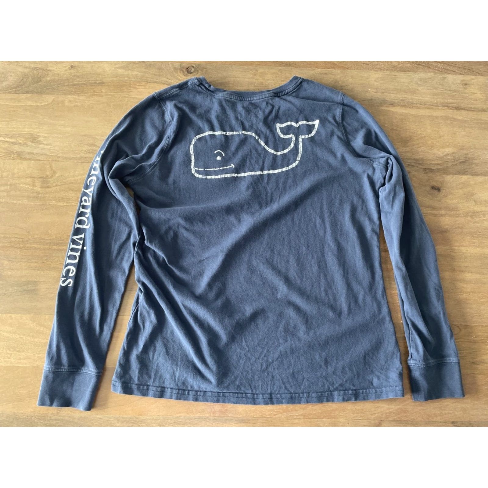 Vineyard Vines Vineyard Vines Shirt Womens S Long Sleeve Crew Neck Blue Lightweight Pocket Casual Size S / US 4 / IT 40 - 2 Thumbnail