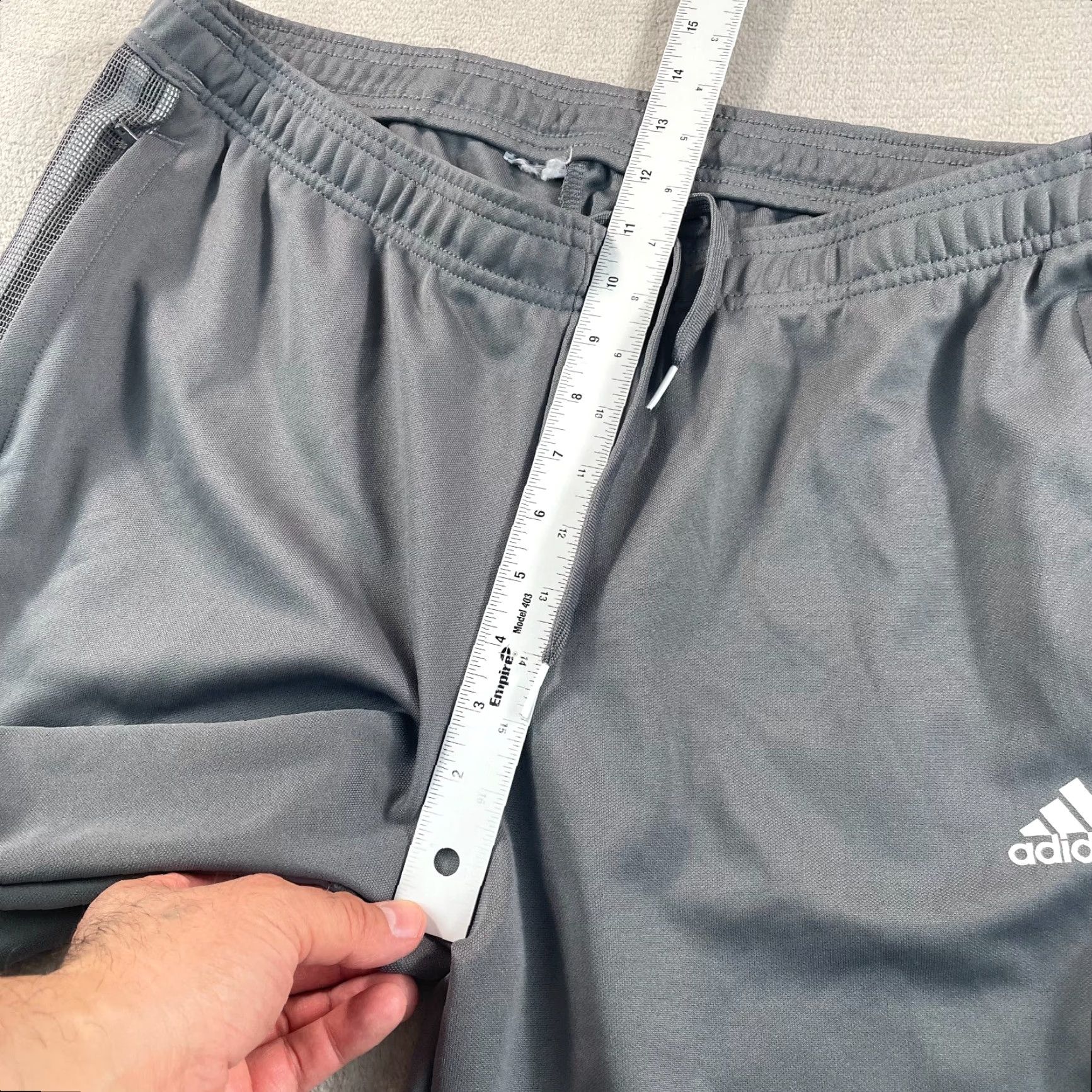Adidas Adidas Aeroready Training Pants Men XL Grey Tapered Athletic Fit Gym NWOT Size US 36 / EU 52 - 8 Thumbnail
