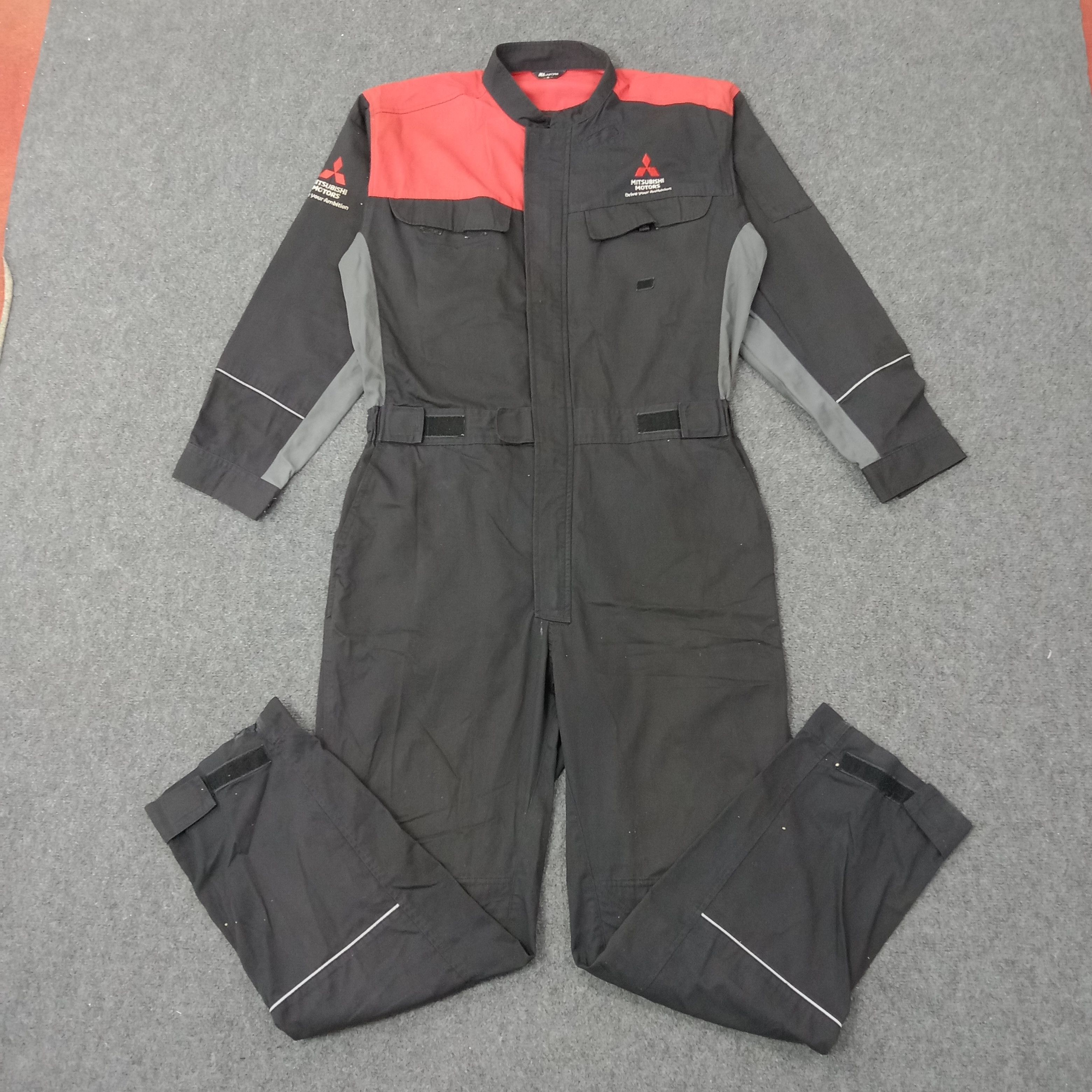 Japanese Brand Mitsubishi Motors Racing Team Coverall Jacket C257N4 Size US XL / EU 56 / 4 - 5 Thumbnail