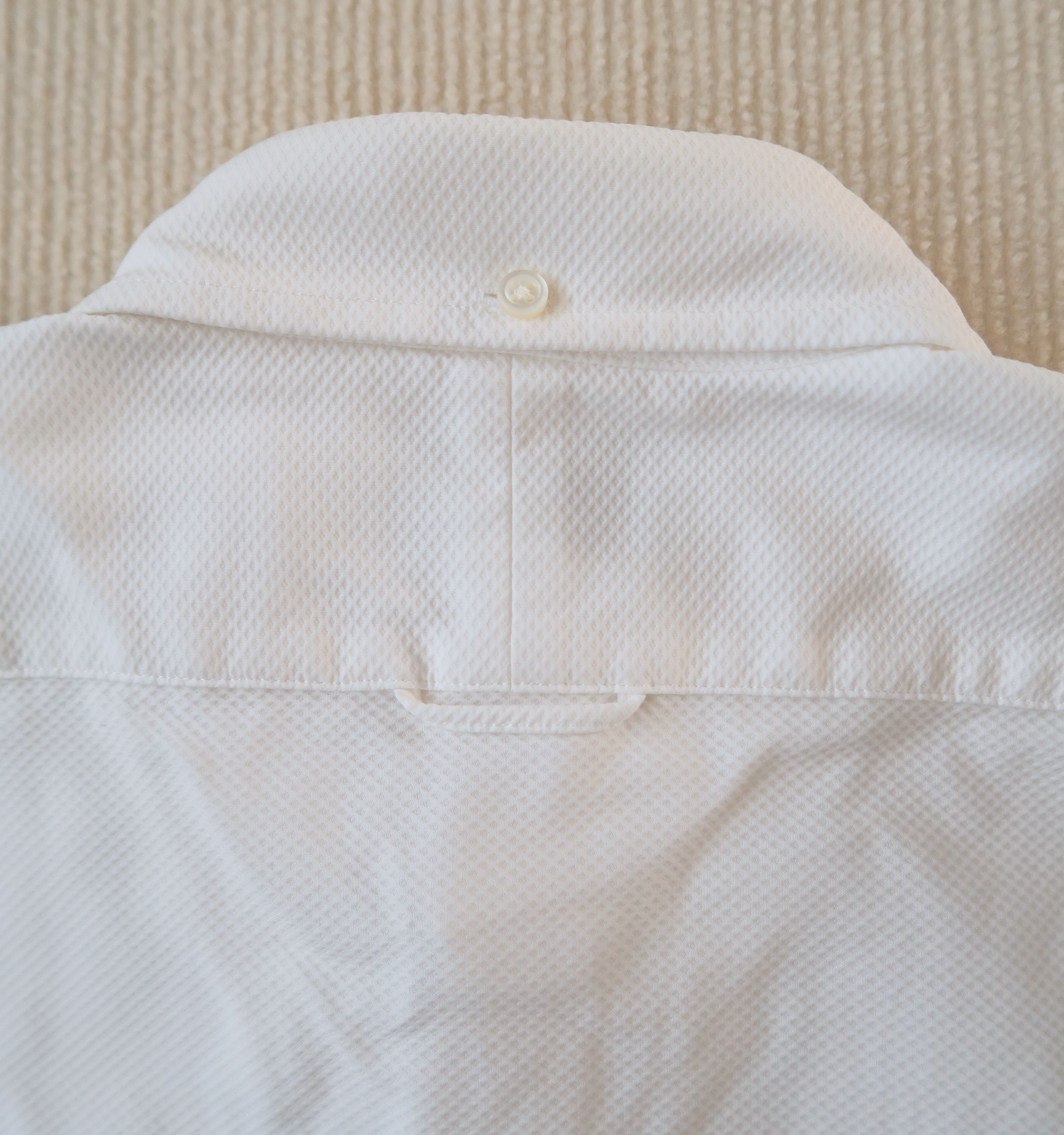 Thom Browne Thom Brown Textured Fabric Shirt Size US XL / EU 56 / 4 - 13 Thumbnail