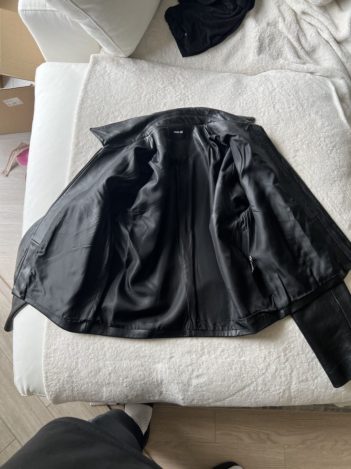 Vuja De Vuja De Leather Jacket Size US L / EU 52-54 / 3 - 11 Thumbnail