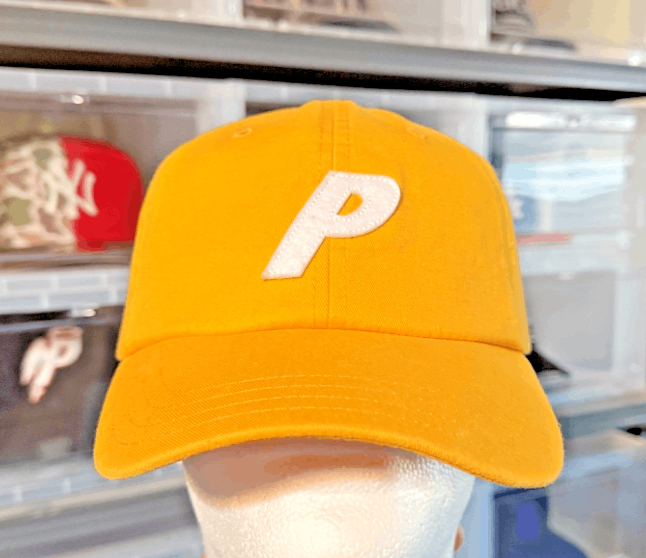 Palace Palace P 6 Panel Cap Nectarine Yellow AW16 Size ONE SIZE - 1 Thumbnail