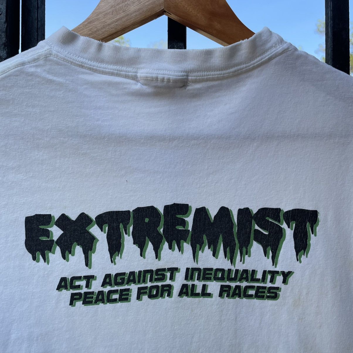 Japanese Brand 🔥🇯🇵Vintage Milkboy Frankenstein Racist Art Work Distress Tee Size US M / EU 48-50 / 2 - 3 Thumbnail