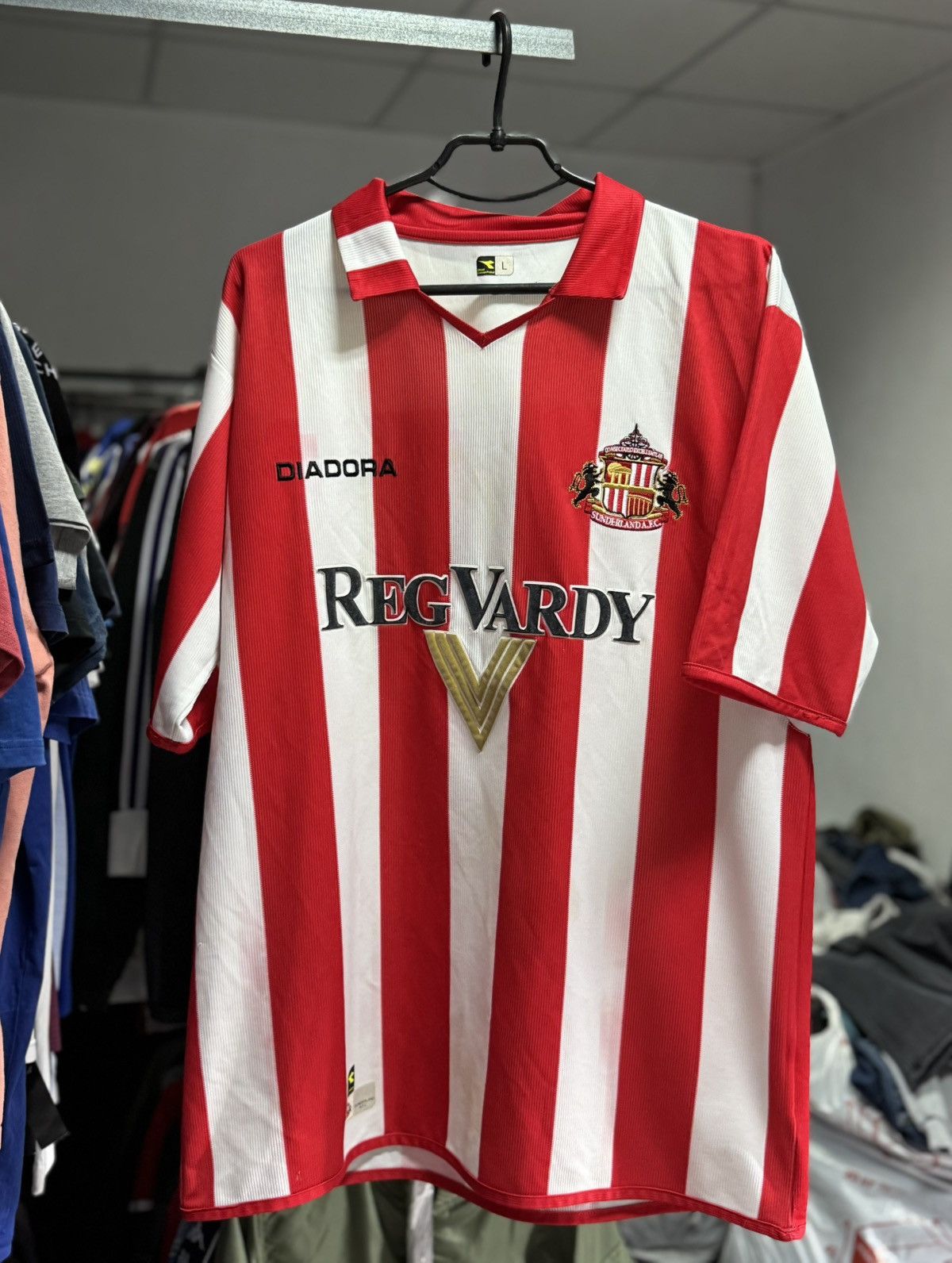 Diadora Diadora FC Sunderland 2004/2005 Vintage Soccer Jersey Size US L / EU 52-54 / 3 - 1 Thumbnail