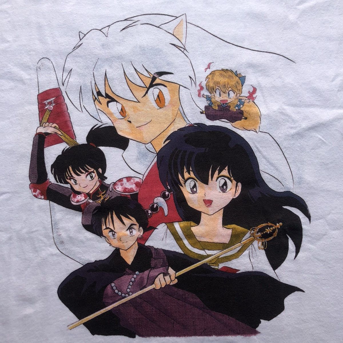 Anime × Japanese Brand Anime Shirt Inuyasha Vintage Look Rumiko Takahashi Official Size US XL / EU 56 / 4 - 2 Thumbnail