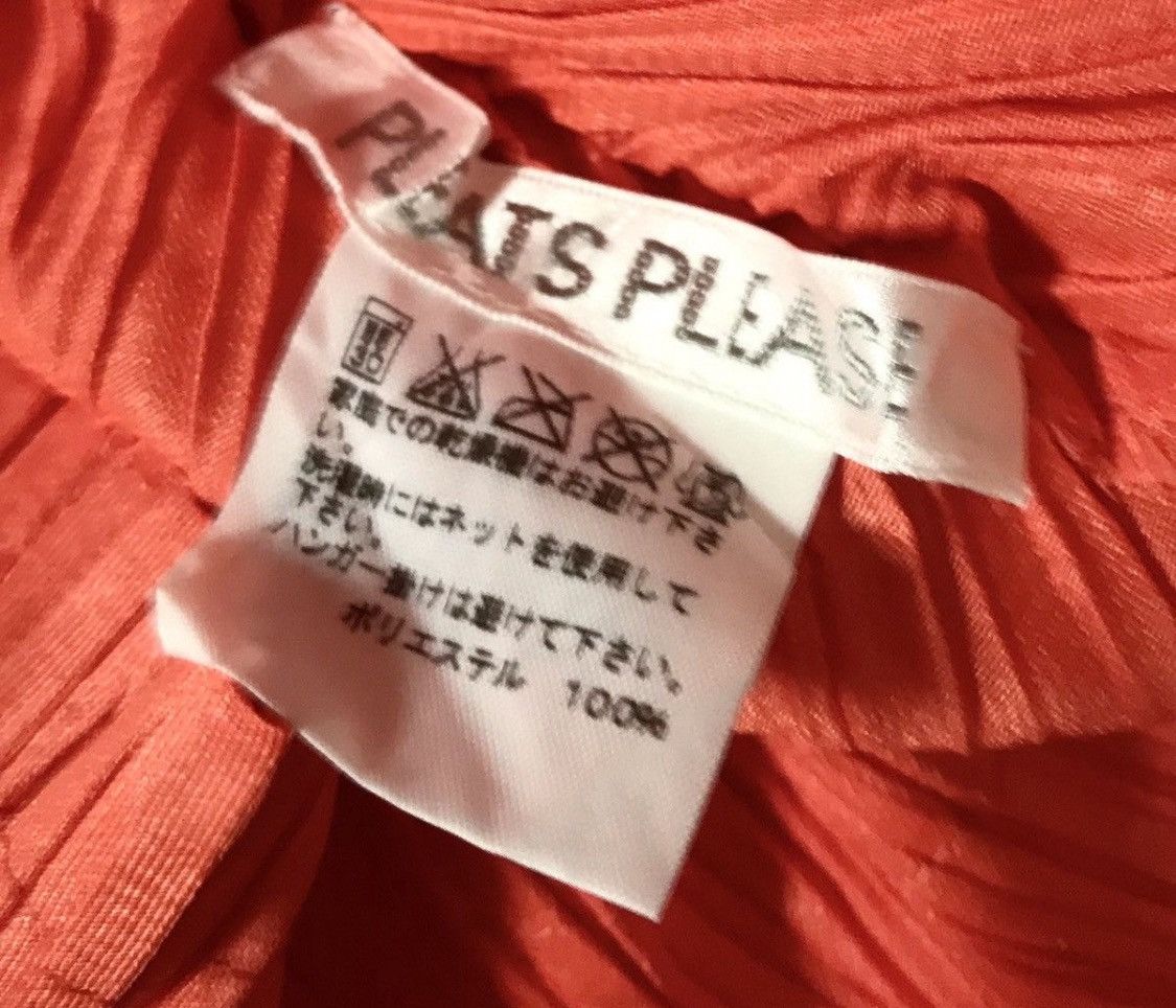 Pleats Please Issey Miyake Vintage Issey miyake pleats please orange long tee Size S / US 4 / IT 40 - 9 Thumbnail